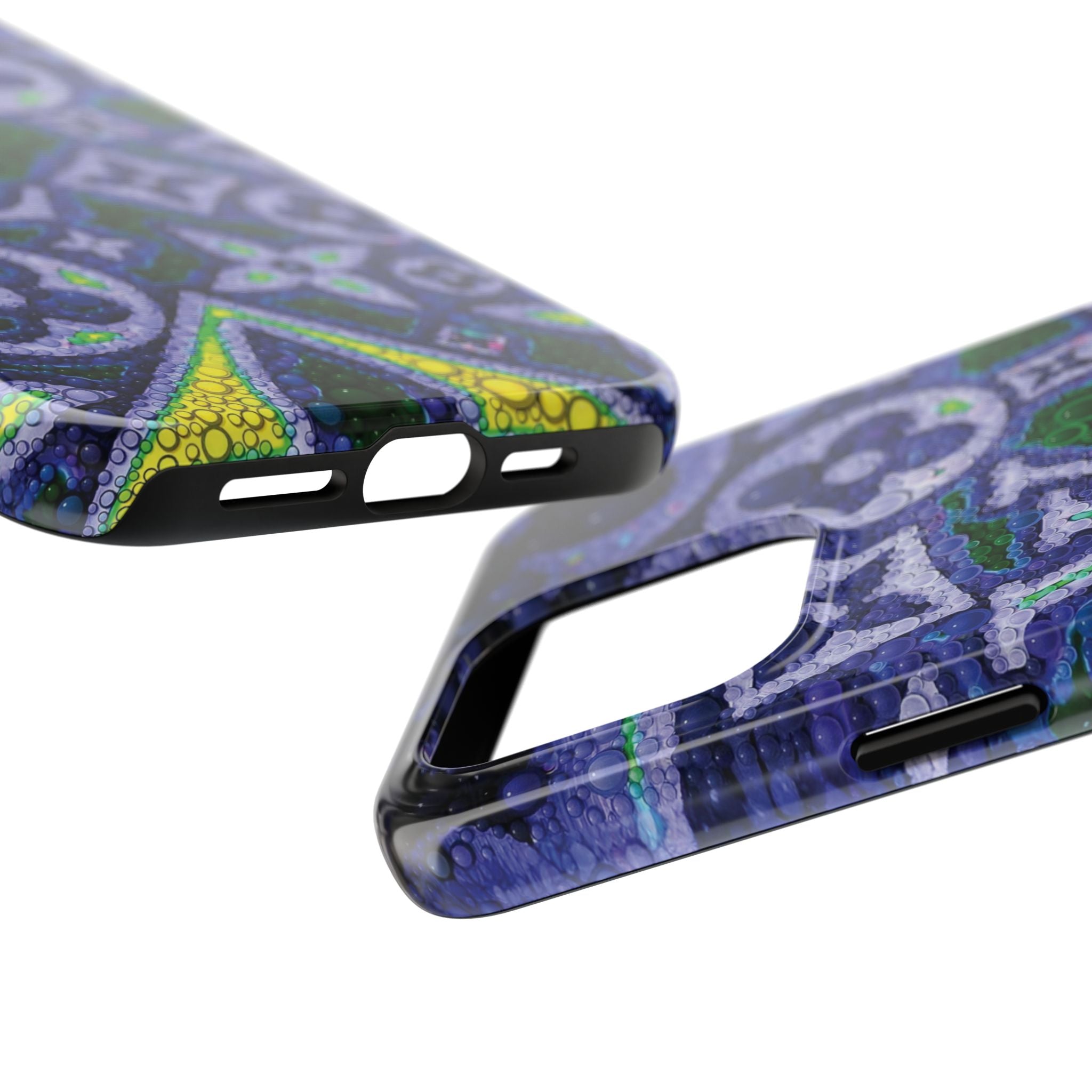 Vibrant Designer Phone Cases for Style Lovers, Tough Phone Cover, Fashionable Tech Accessory, Luxe Gift, Durable Case for Daily Use