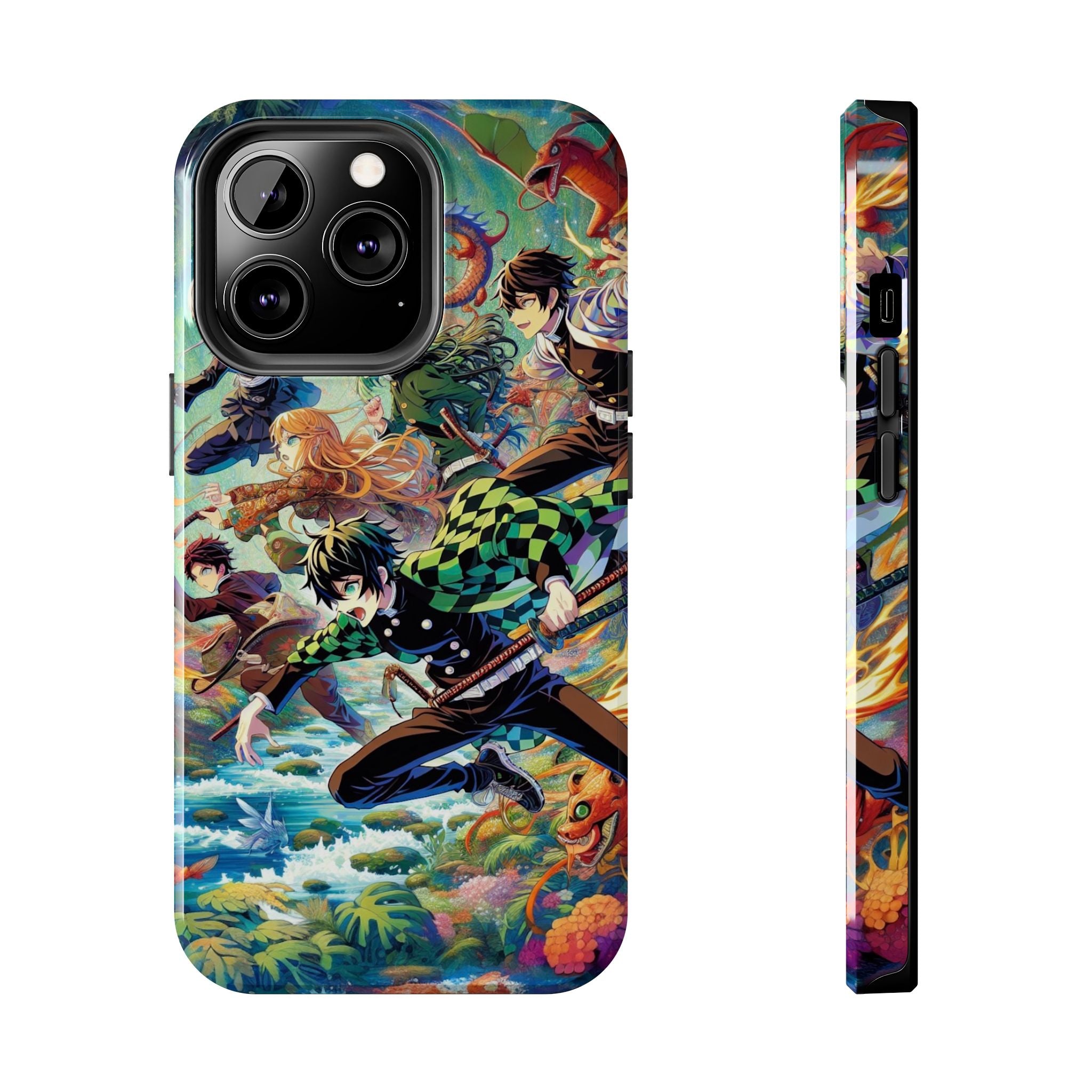 Vibrant Anime Tough Phone Cases, Protective Covers, Gifts for Fans, Geeky Accessories, Birthday or Holiday Presents