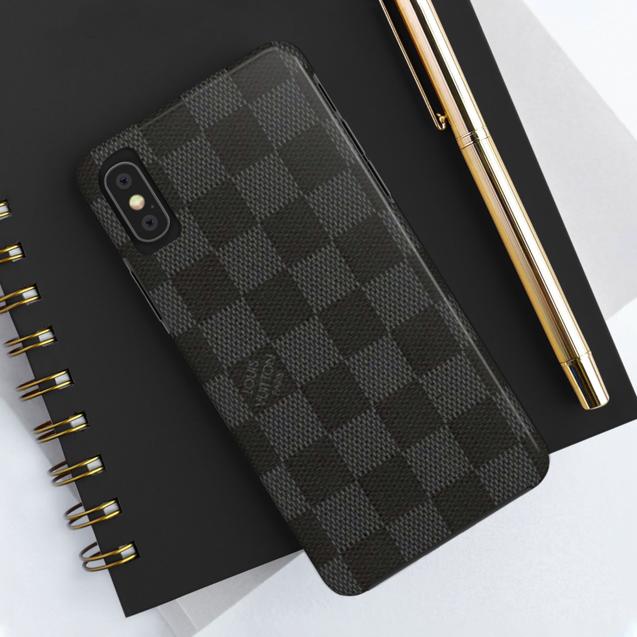Durable Phone Cases with Stylish Checkered Pattern, Phone Accessories, Customizable Cases, Gift for Tech Lovers, Perfect for Every Occasion