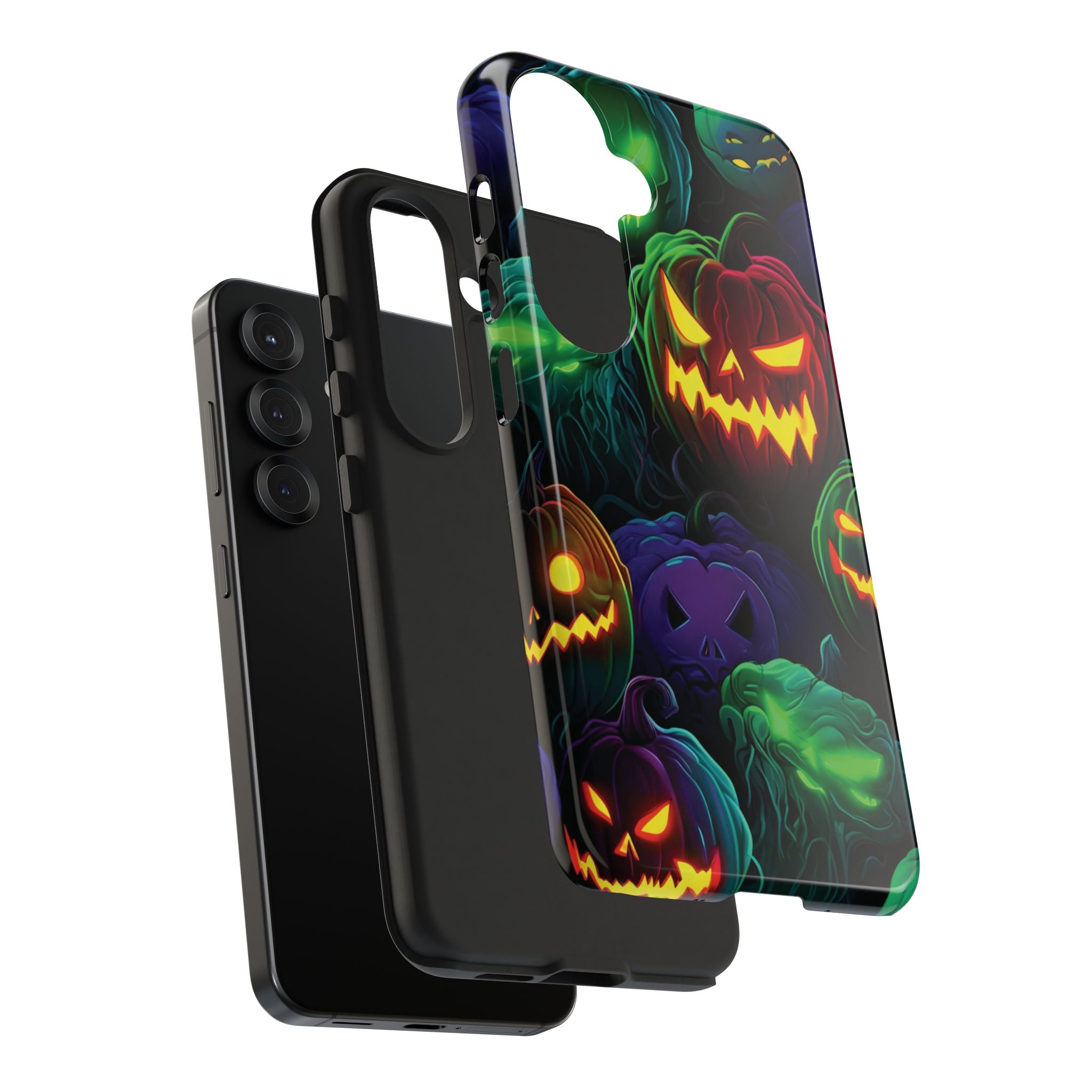 Halloween Pumpkin Phone Case, Spooky Fall Accessory, Tough Phone Cover, Halloween Gift, Pumpkin Decor