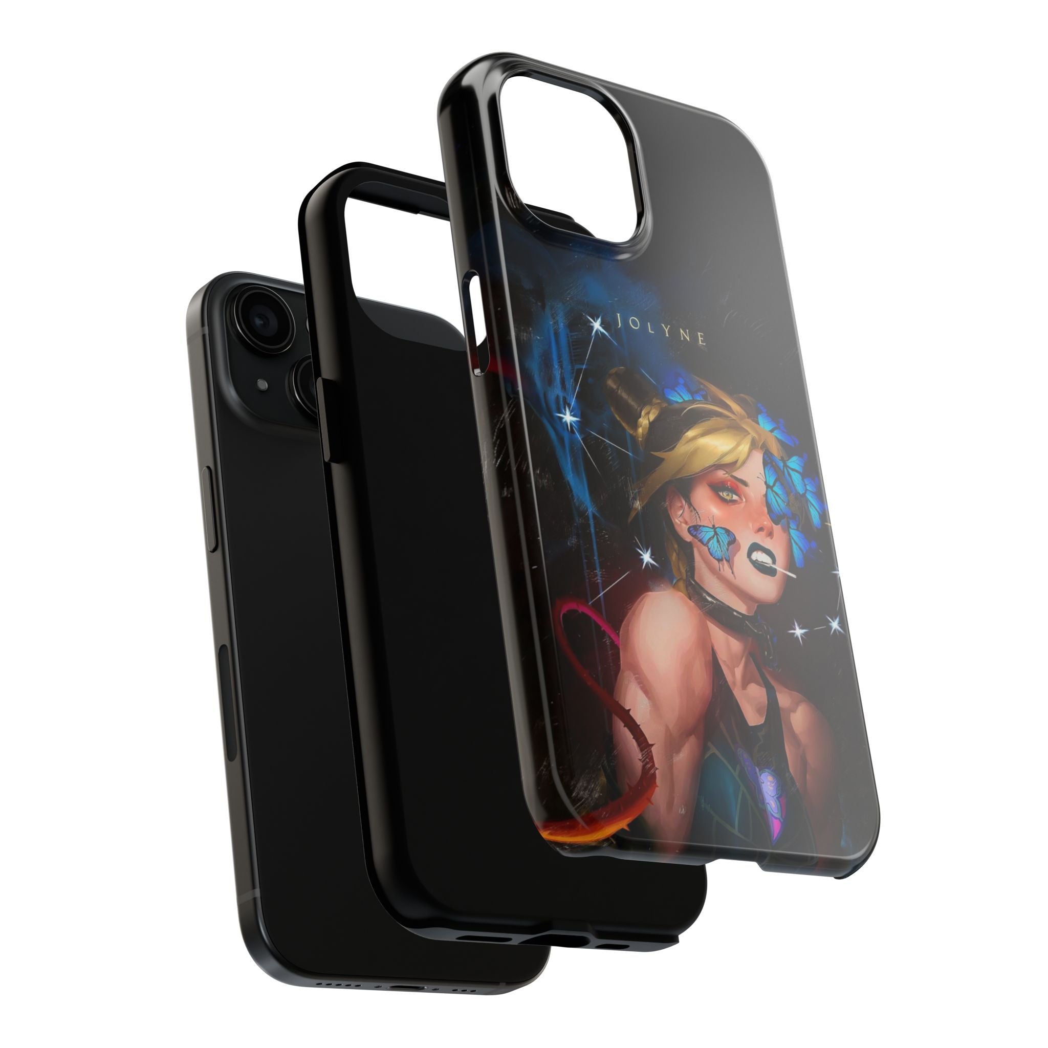 Vibrant Artistic Phone Case, Tough Phone Case for Artists, Unique Phone Cover for Gift, Anime Phone Case for Occasions
