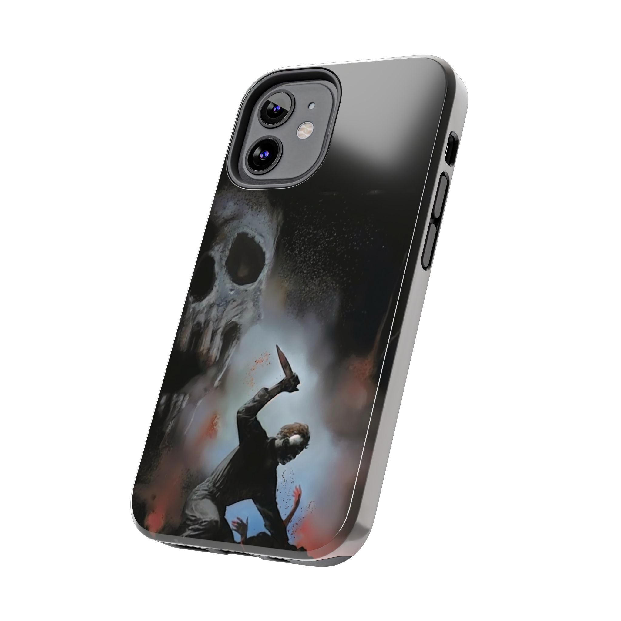 Gritty Horror Phone Cases for Fans, Tough Phone Cover, Unique Gift, Scary Design, Halloween Accessory, Movie Memorabilia
