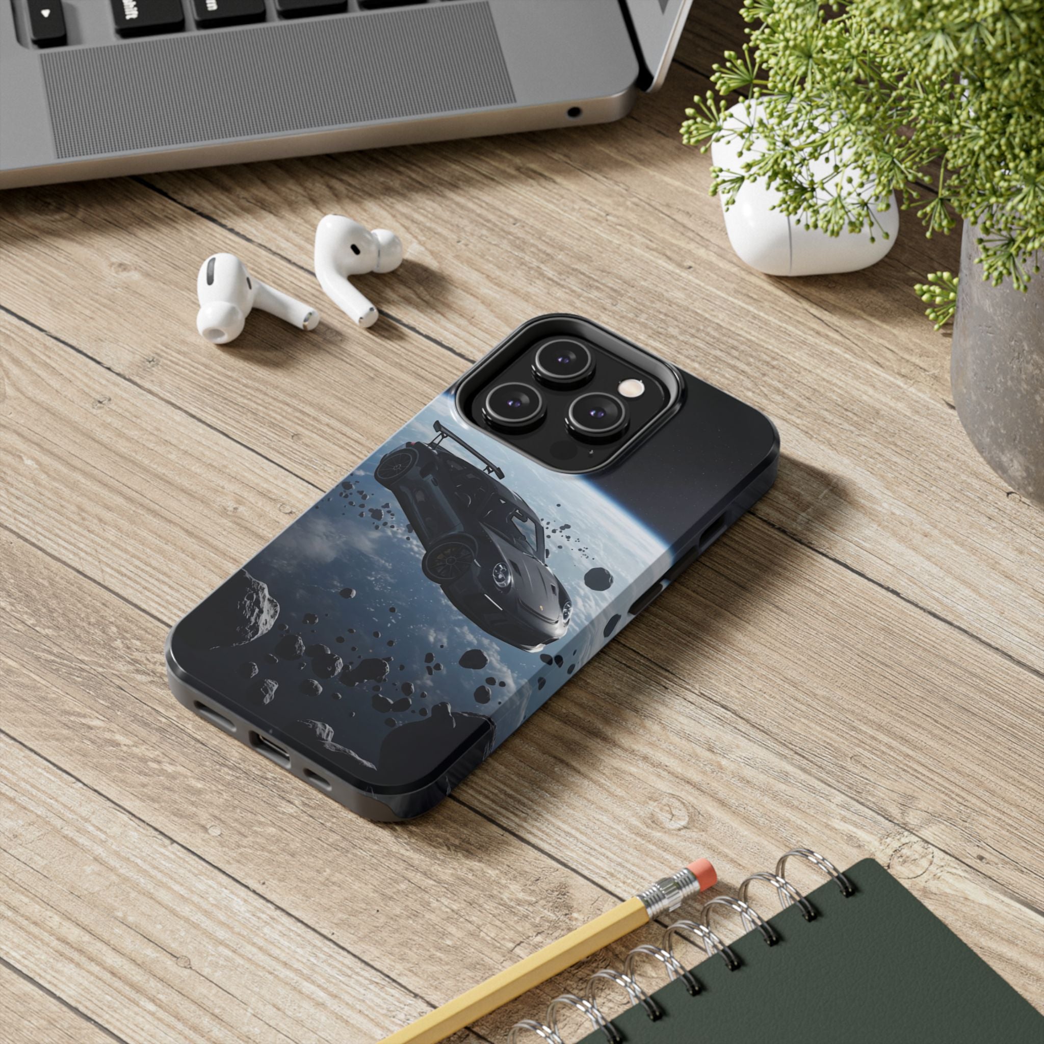 Astronaut Car Tough Phone Cases, Cool Car Cases, Space Phone Cover, Gift for Car Lovers, Unique Phone Accessories
