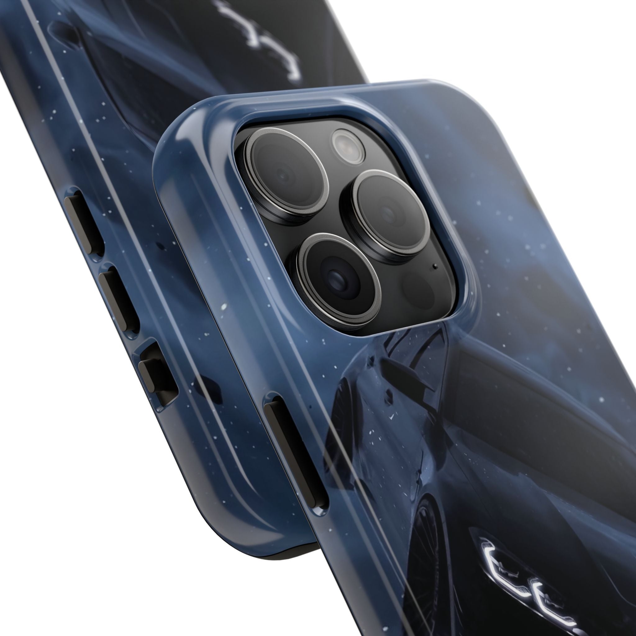 Car Enthusiast Phone Case | Tough Phone Cases, Car Lover Gift, Durable Cover, Automotive Accessories, Black Car Design