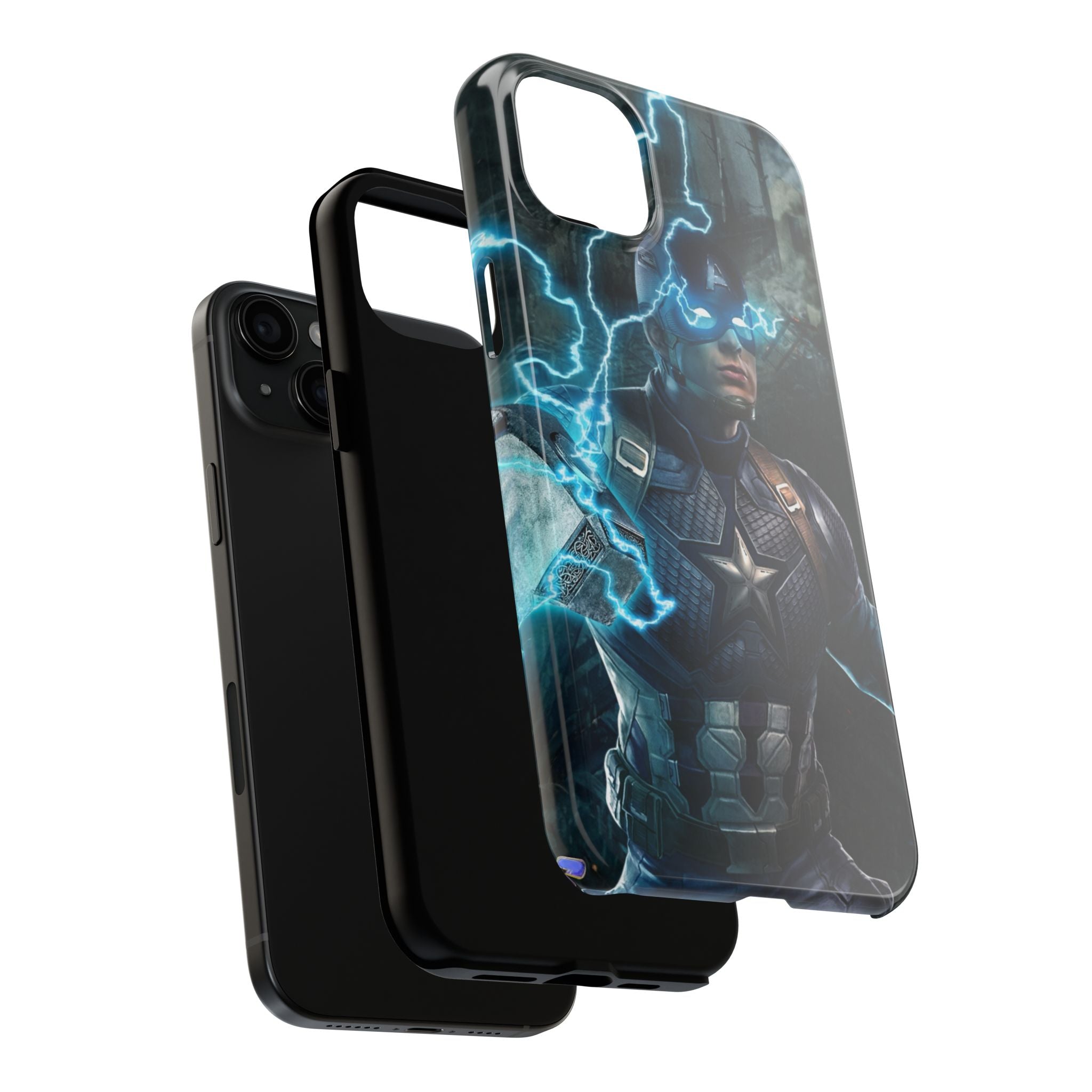 Captain America Superhero Tough Phone Cases, Hero Phone Cover, Gift for Gamers, Superhero Accessory, Durable Phone Case for Every Occasion