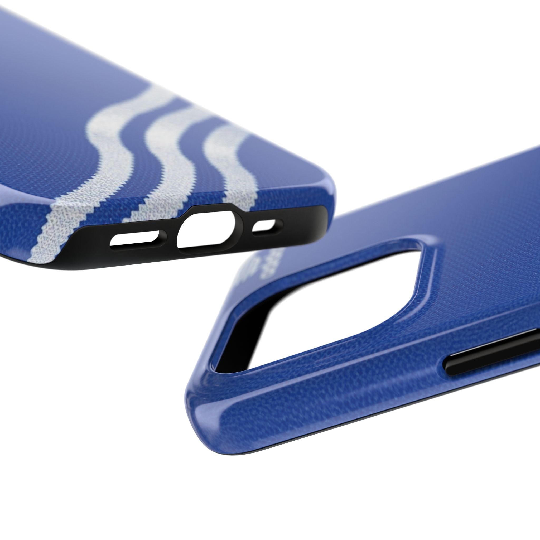 Blue Wave Tough Phone Cases - Durable Cell Phone Covers, Sports-Inspired Accessories, Unique Gift Idea for Athletes & Trendsetters