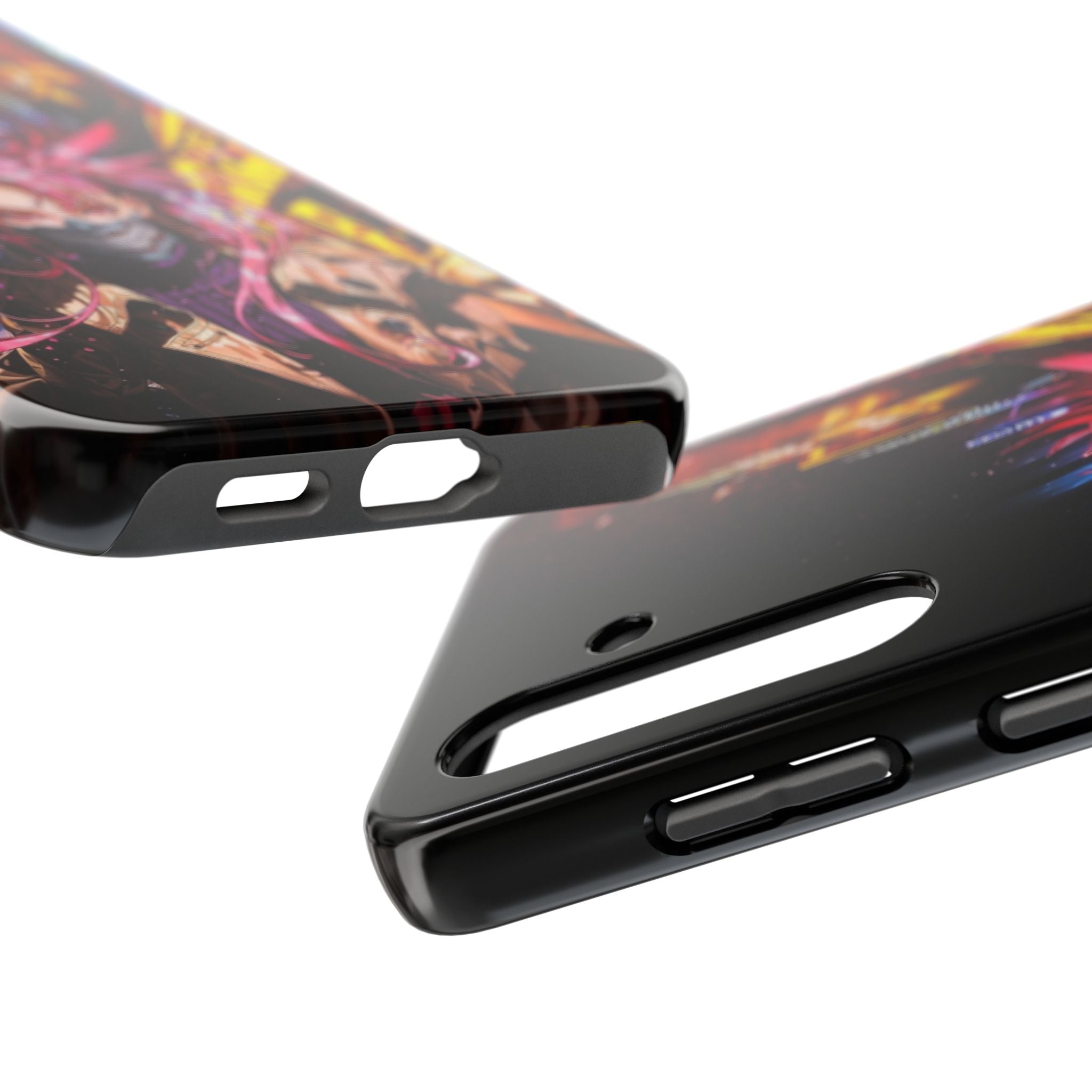 Vibrant Art Phone Case, Tough Phone Cases, Anime Phone Cover, Stylish Phone Protector, Unique Gift for Gamers, Colorful Accessory