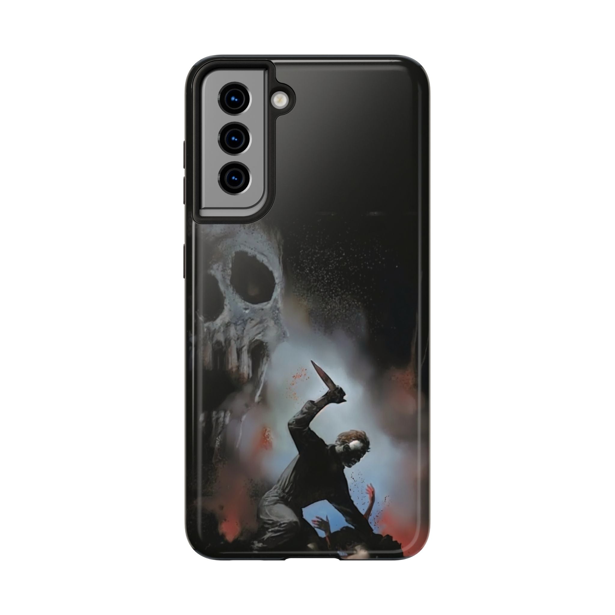 Gritty Horror Phone Cases for Fans, Tough Phone Cover, Unique Gift, Scary Design, Halloween Accessory, Movie Memorabilia