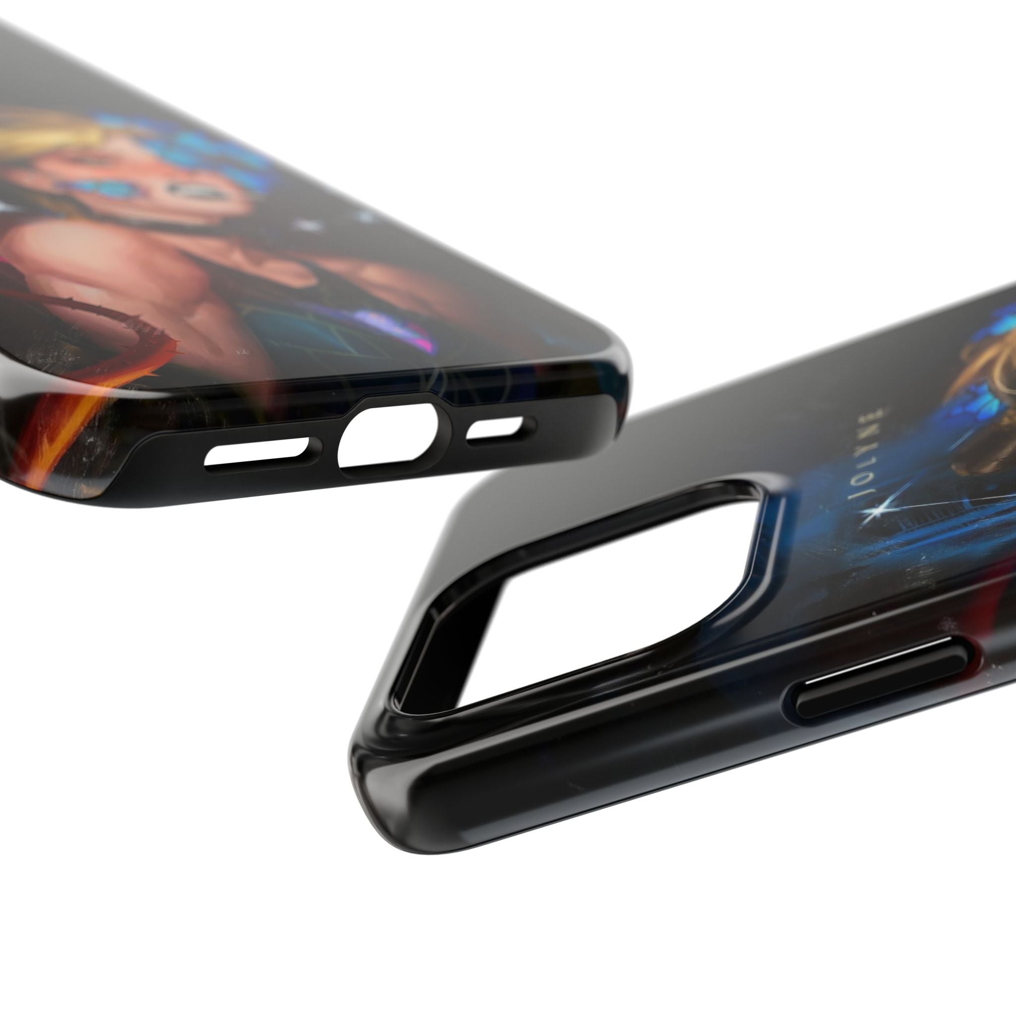 Vibrant Artistic Phone Case, Tough Phone Case for Artists, Unique Phone Cover for Gift, Anime Phone Case for Occasions