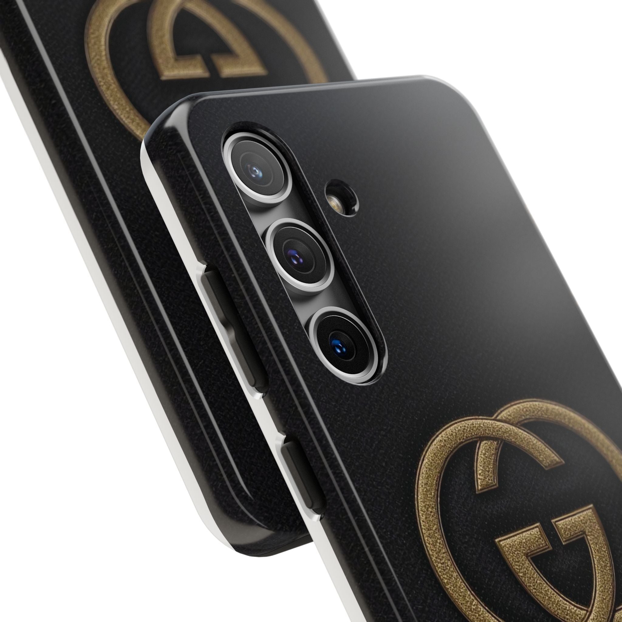 Stylish Tough Phone Cases with Elegant Logo, Durable Protection, Fashion Accessory, Smartphone Cases, Gift for Her or Him