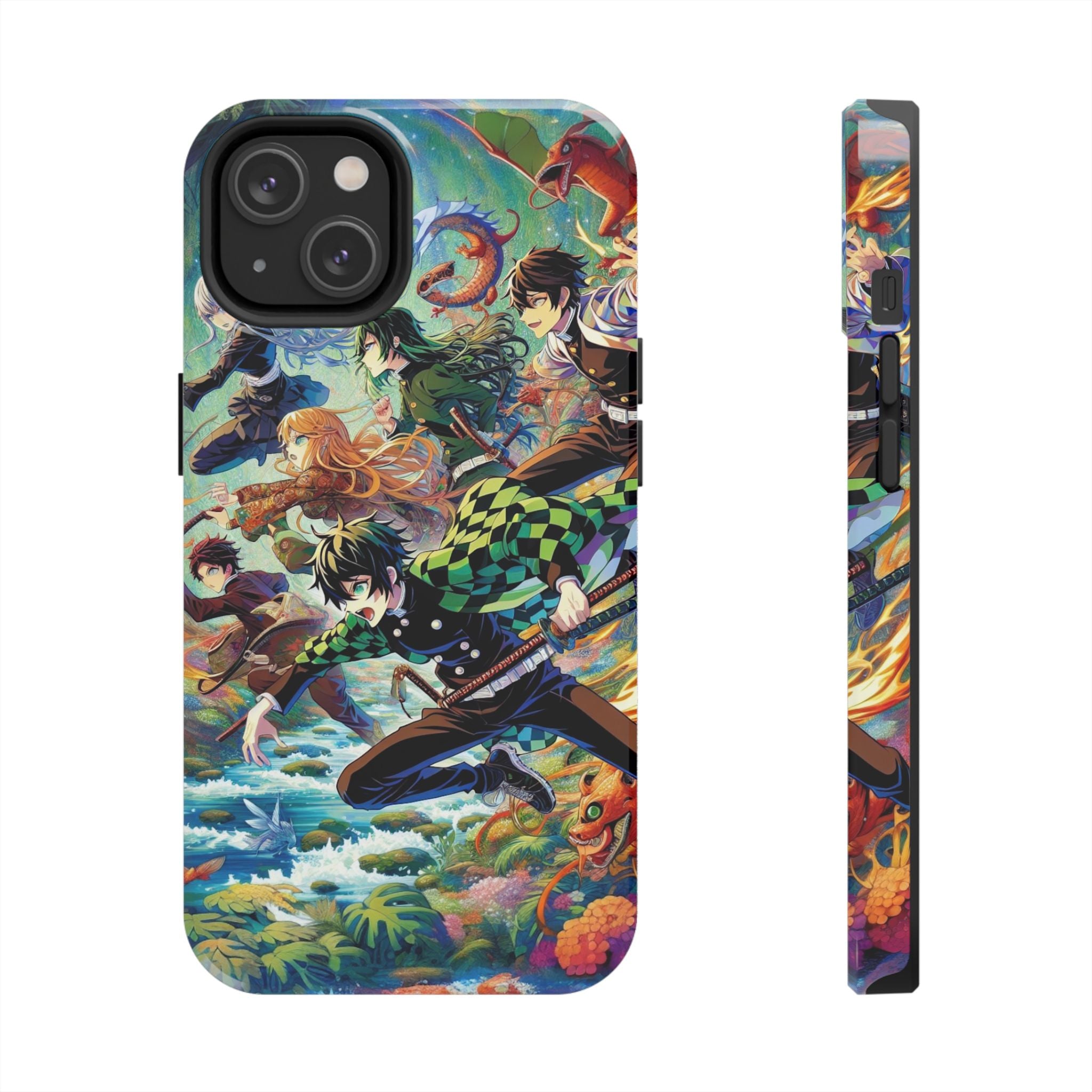 Vibrant Anime Tough Phone Cases, Protective Covers, Gifts for Fans, Geeky Accessories, Birthday or Holiday Presents