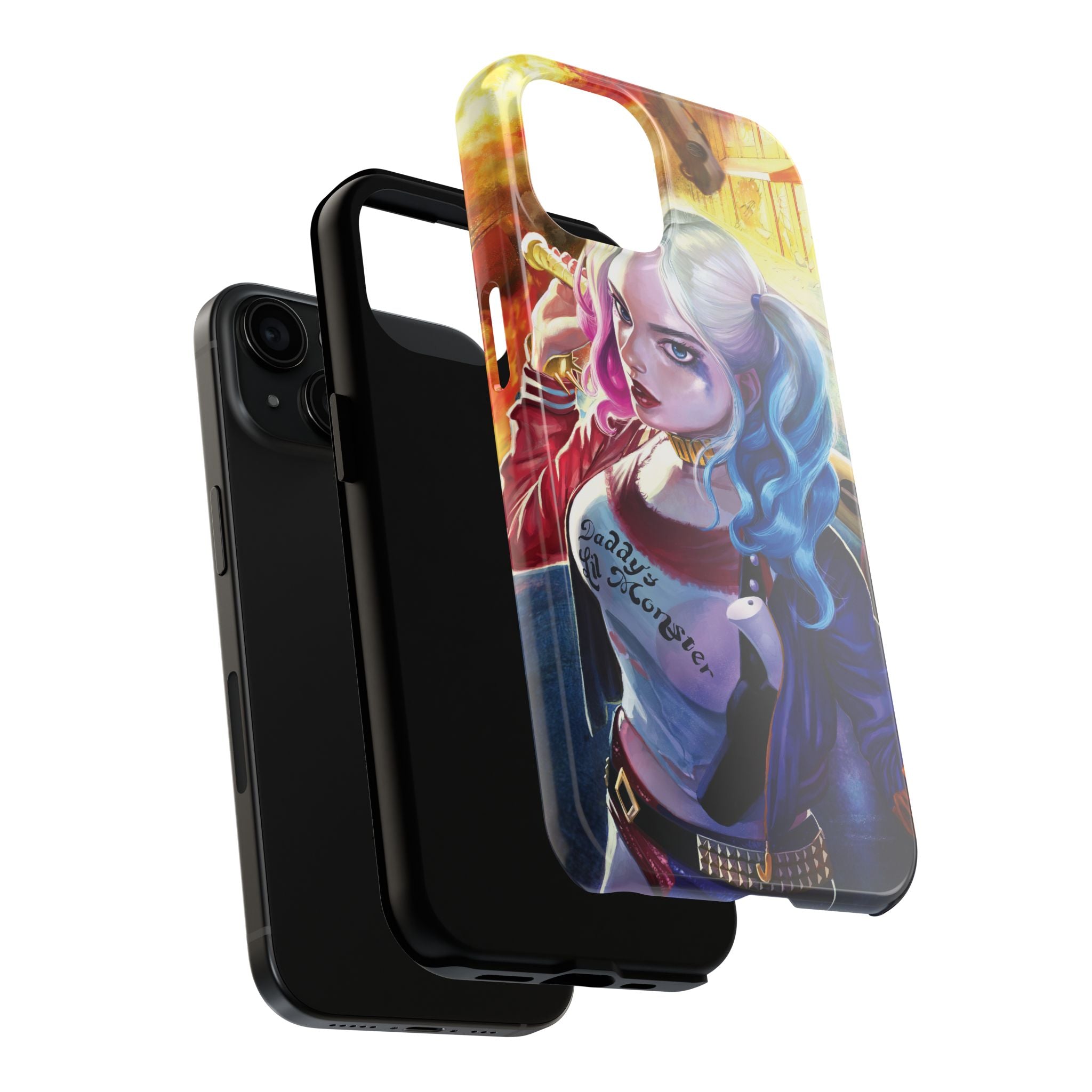 Harley Quinn Tough Phone Cases, Stylish Phone Protector for Women, Anime Style Mobile Cover, Unique Gift for Gamers, Pop Culture Accessories