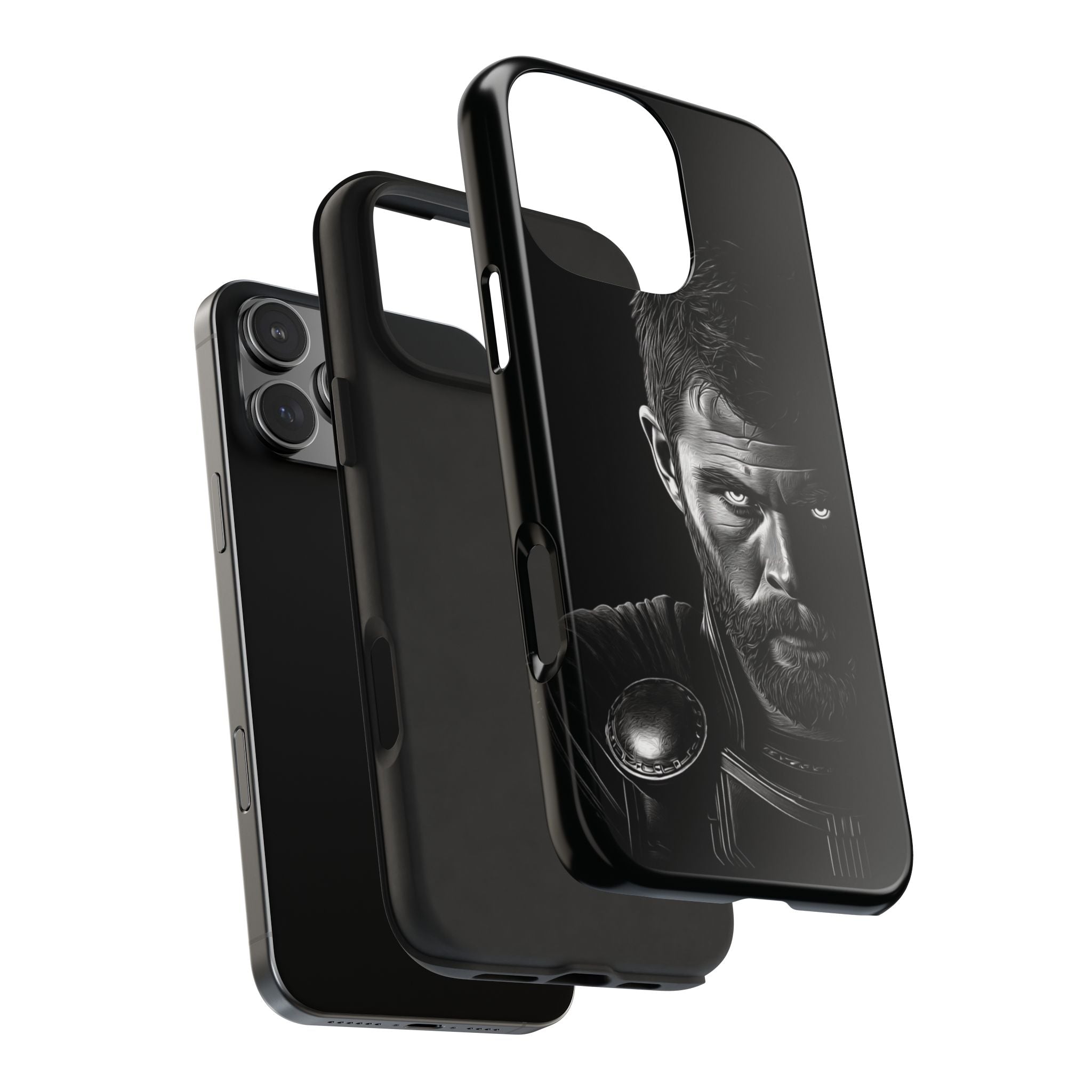 Tough Phone Cases featuring Warrior Design, Rugged Protector, Gift for Adventurers, Customizable Case, Durable Phone Cover