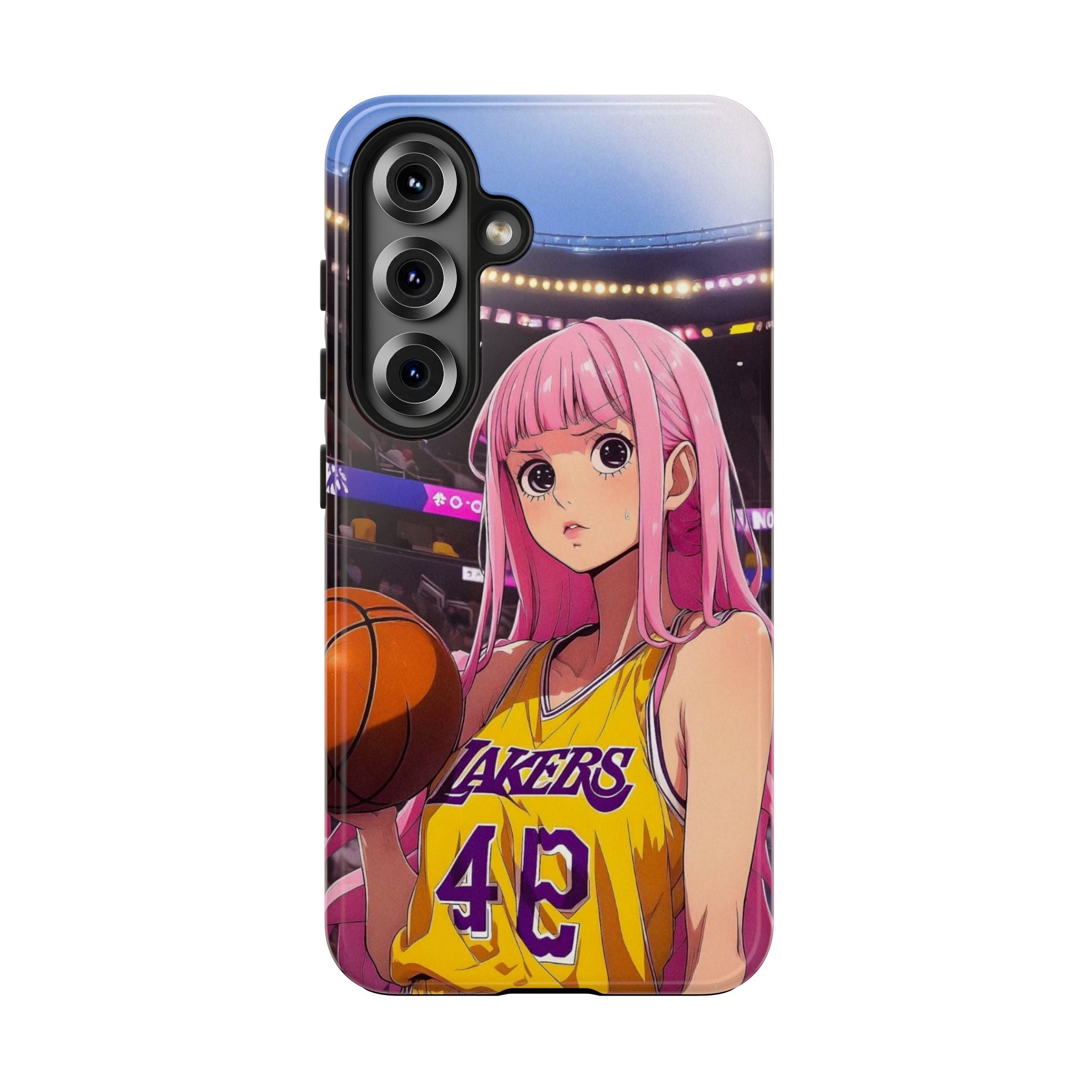 Sporty Anime Phone Cases - Tough Protection, Unique Basketball Design, Gift for Fans, Durable Soft Case, Perfect for Sports Lovers
