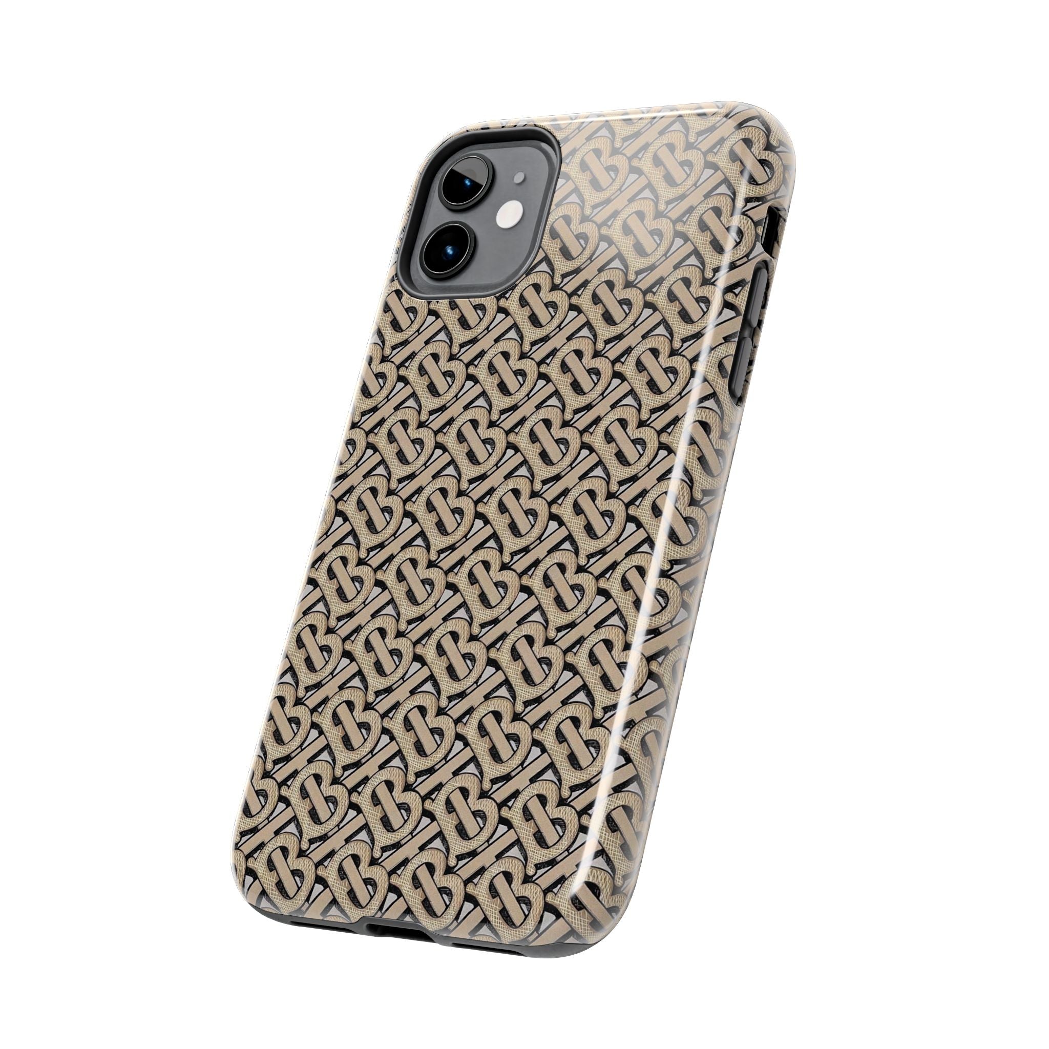 Elegant Interwoven Pattern Tough Phone Cases, Stylish Phone Covers, Durable Cases for Everyday Adventures, Gift for Phone Lovers