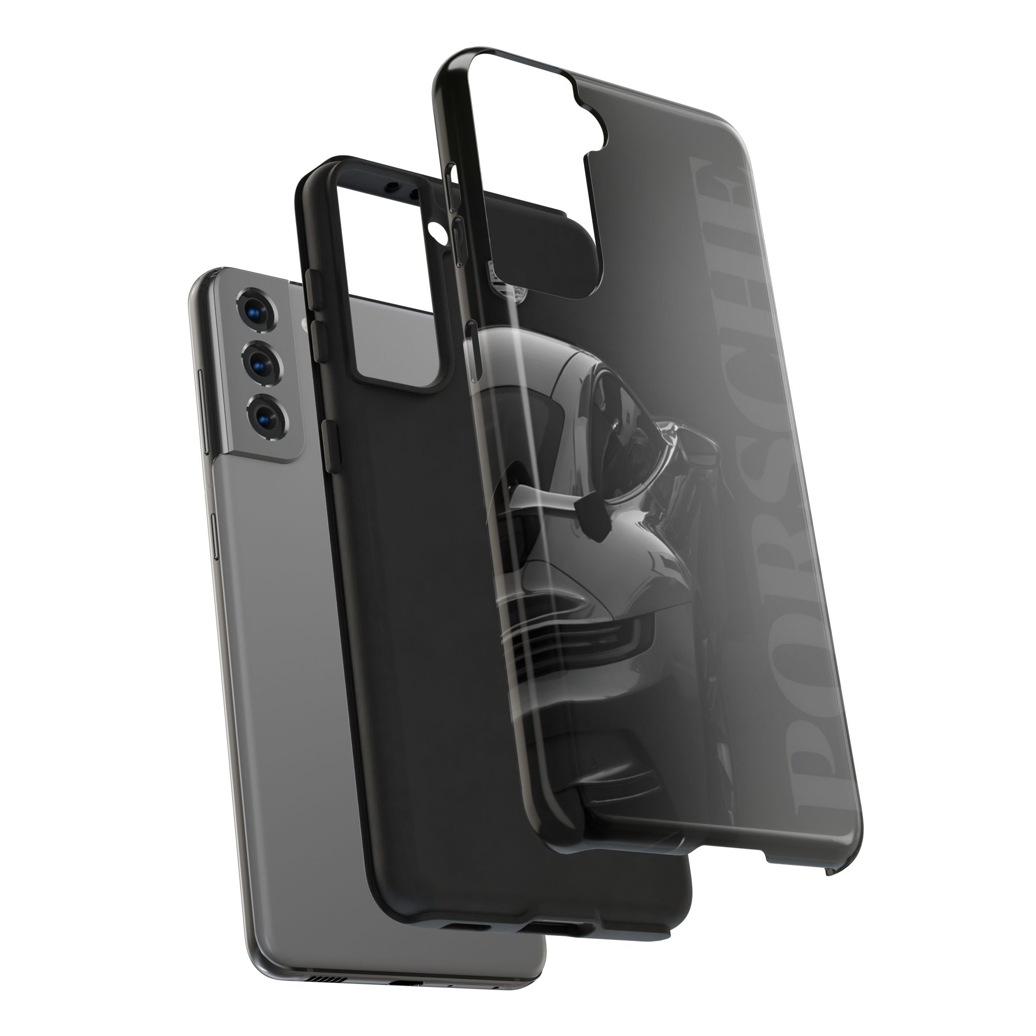 Sleek Automotive Phone Cases for Car Lovers, Stylish Protective Case, Porsche-Inspired Design, Gifts for Him, Unique Accessories