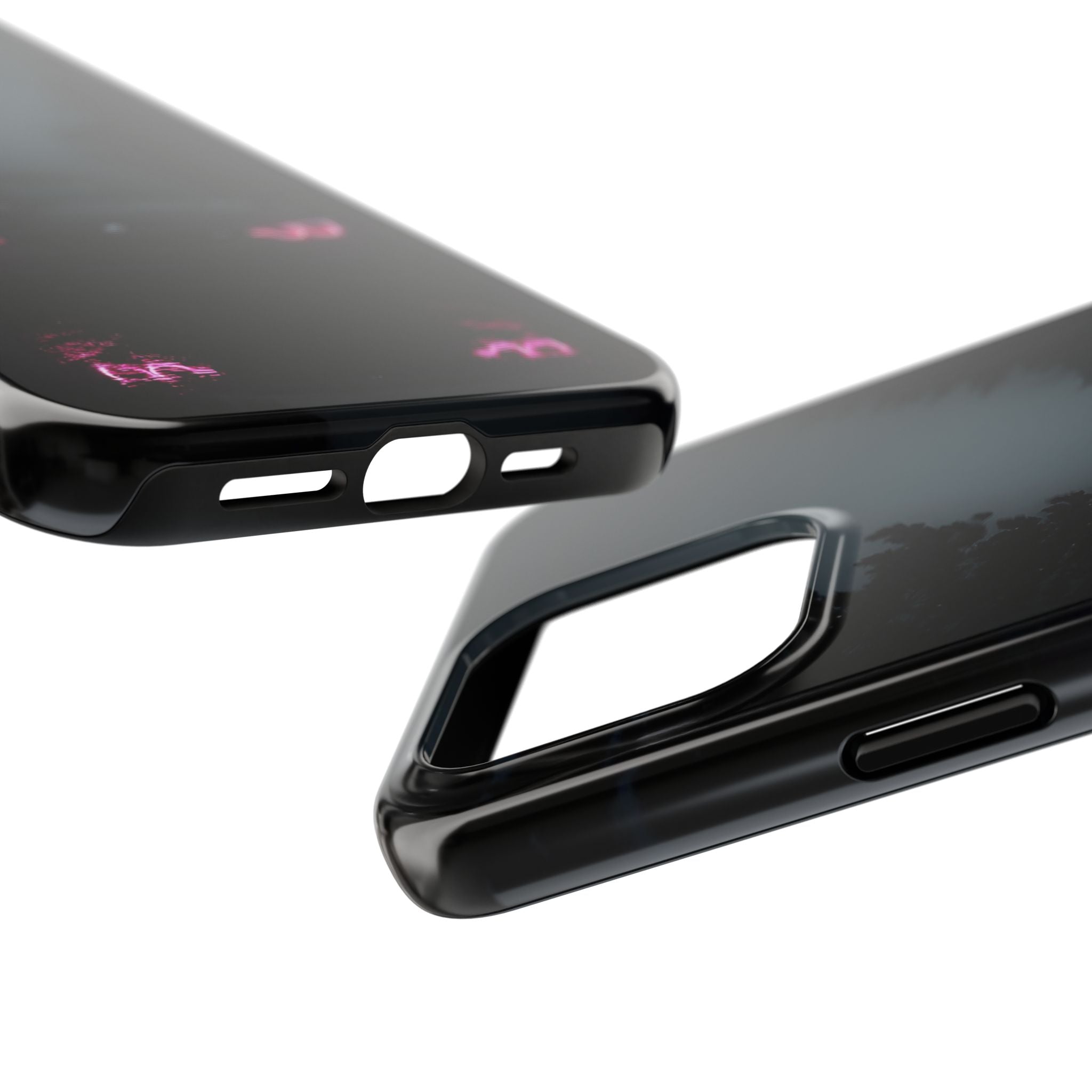 Tough Phone Case with Neon Car Design, Durable Smartphone Cover, Gift for Car Enthusiasts, Unique Accessory for Him, Perfect for Birthdays