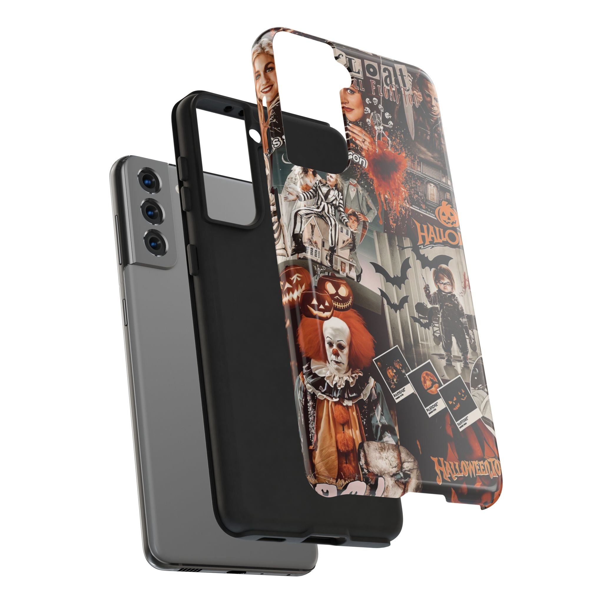 Halloween Phone Cases, Spooky Decor, Fall Celebration, Gift for Horror Fans, Trick or Treat Essentials