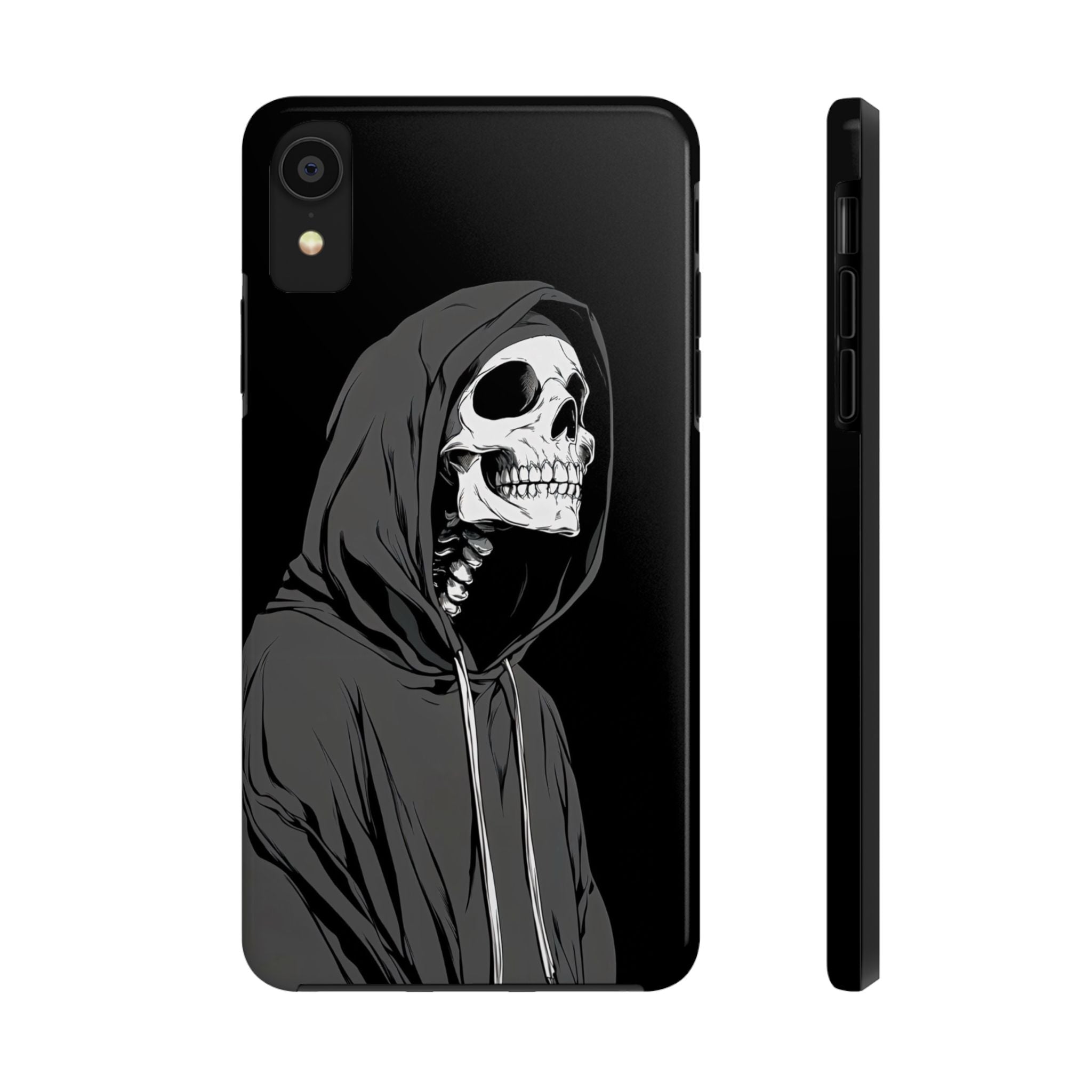 Edgy Skull Phone Cases, Protective Phone Cover, Goth Aesthetic, Halloween Decor, Unique Gift