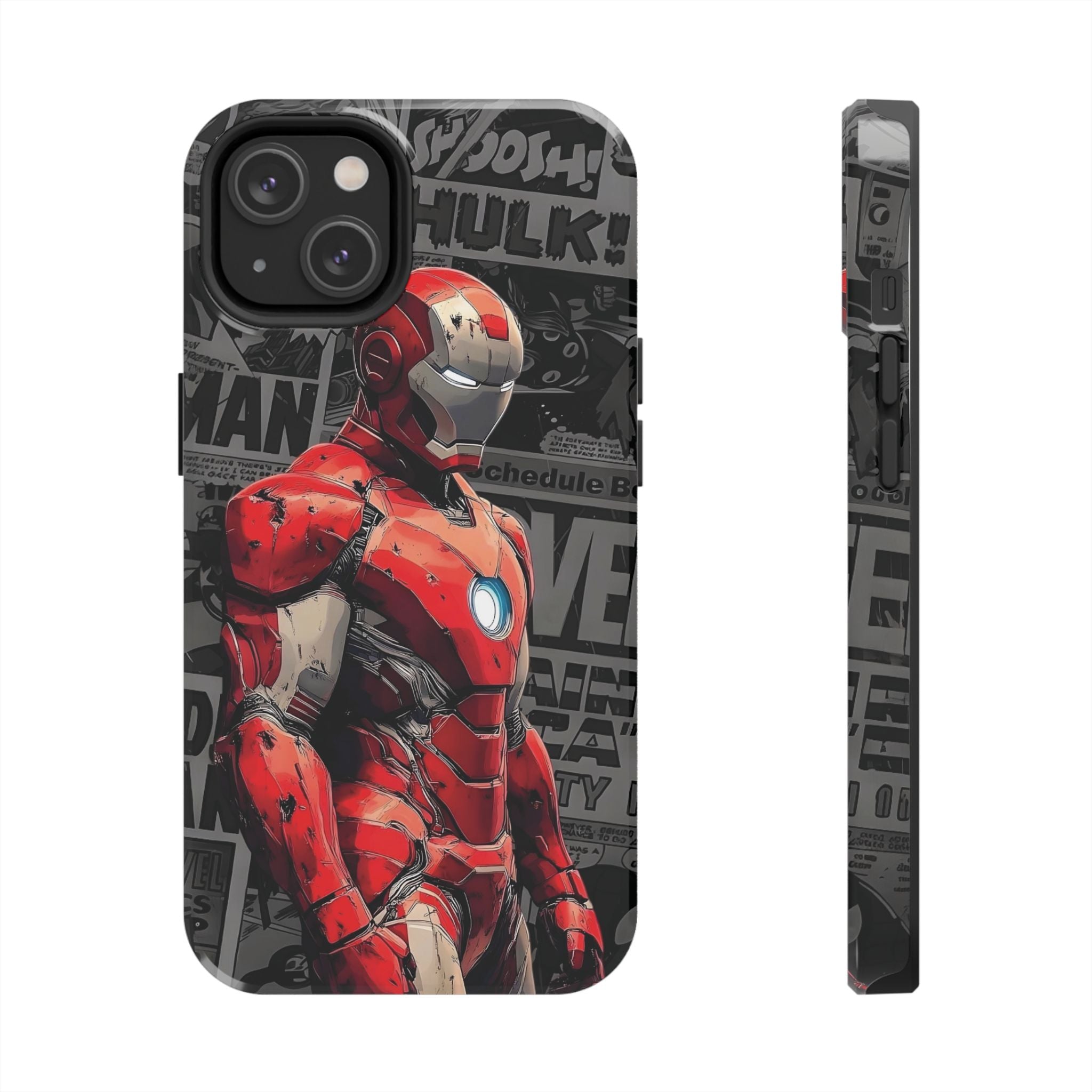 Iron Man Hero Tough Phone Cases - Durable, Stylish, Perfect for Marvel Fans, Geek Gifts, Comic Book Lovers, Unique Accessories