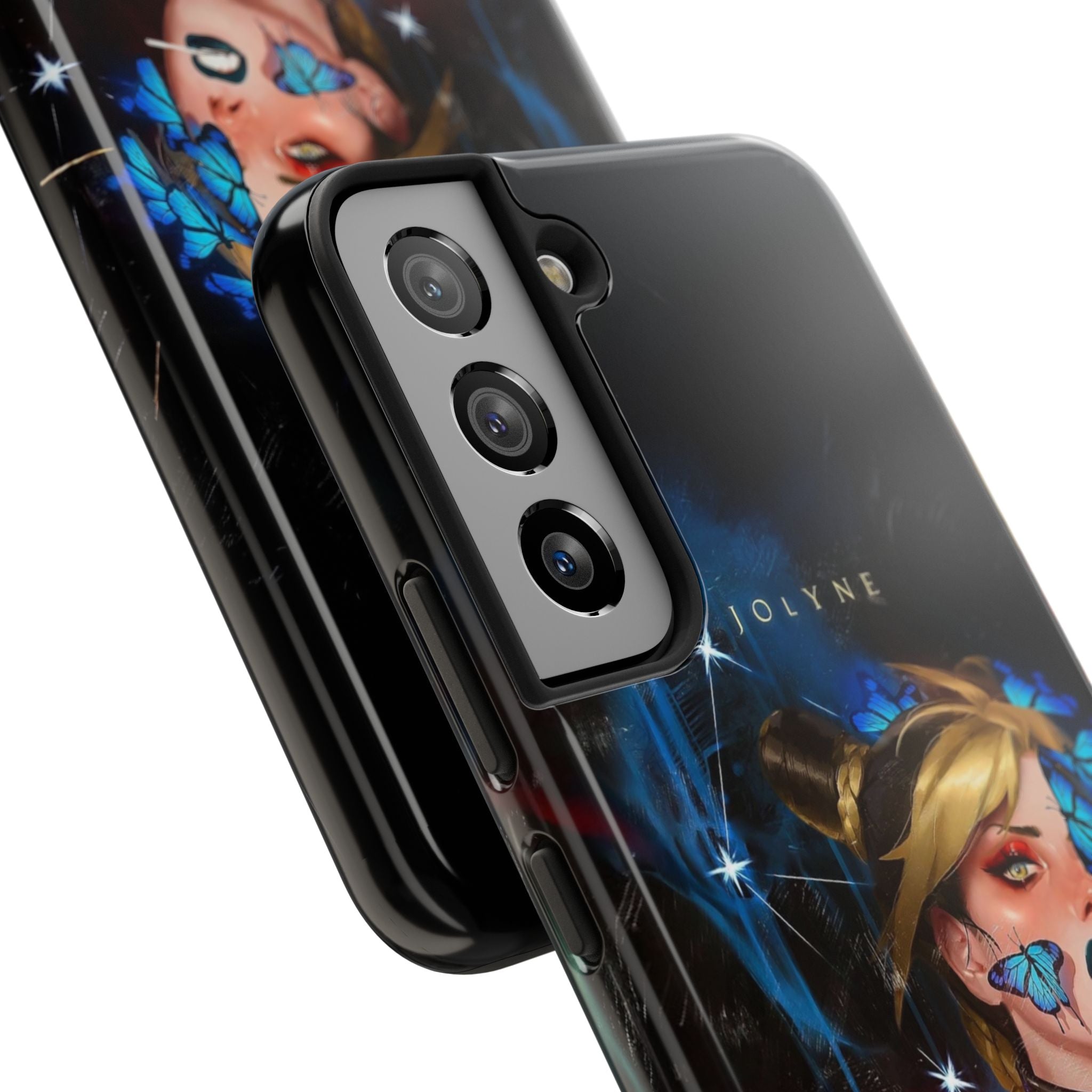 Vibrant Artistic Phone Case, Tough Phone Case for Artists, Unique Phone Cover for Gift, Anime Phone Case for Occasions