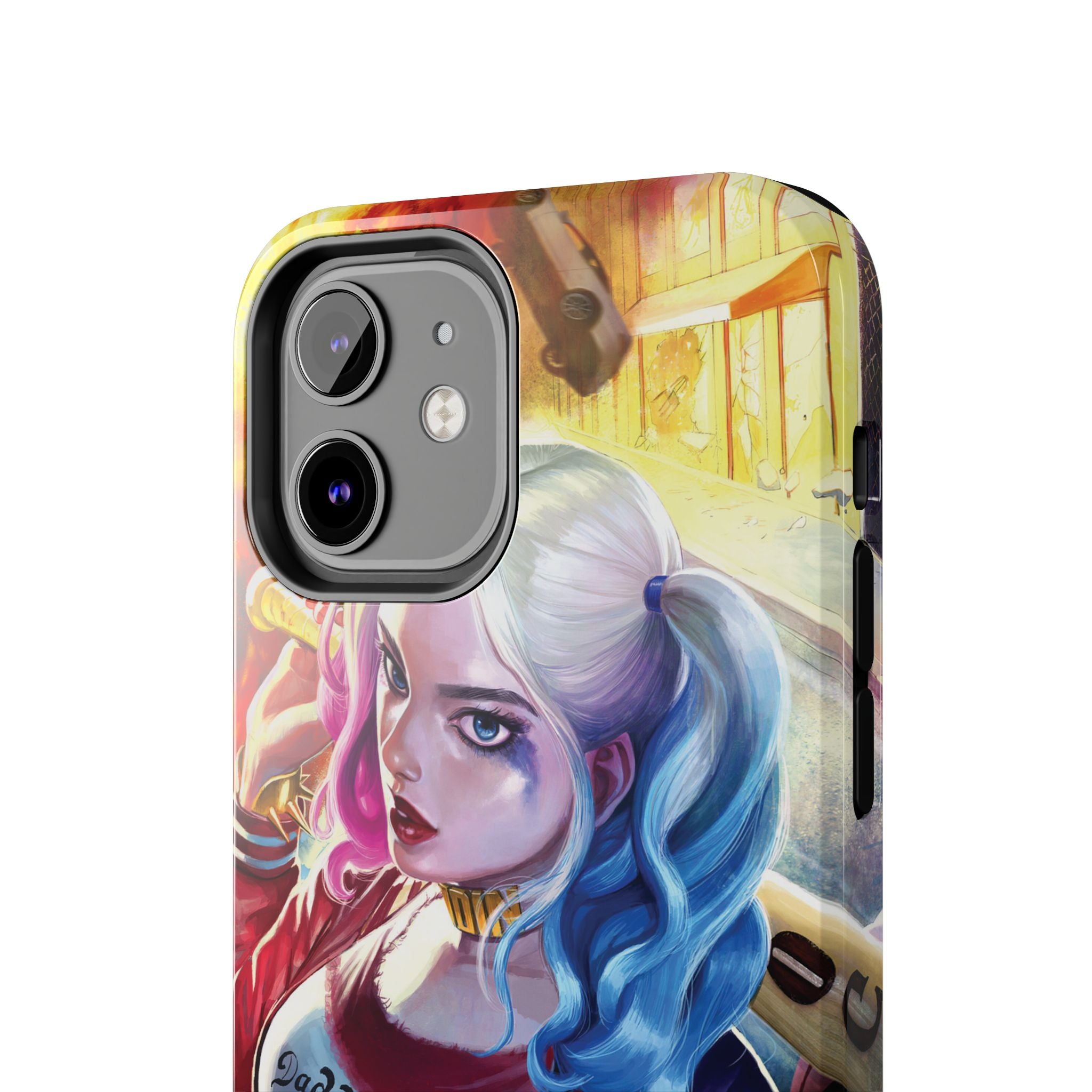 Harley Quinn Tough Phone Cases, Stylish Phone Protector for Women, Anime Style Mobile Cover, Unique Gift for Gamers, Pop Culture Accessories