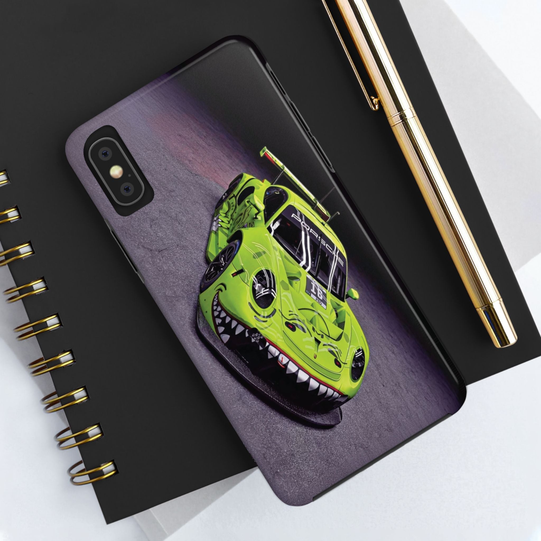 Vibrant Racing Phone Cases, Tough Car Protection, Gift for Car Lovers, Personalized Auto-Themed Accessories, Unique Tech Gifts