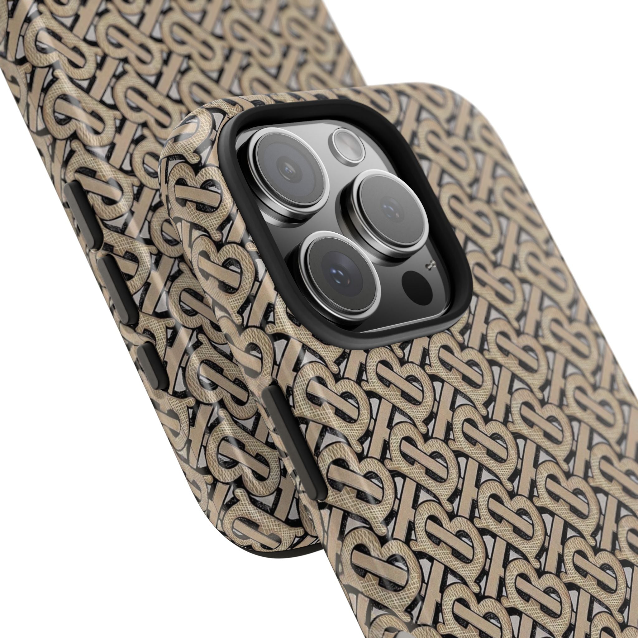Elegant Interwoven Pattern Tough Phone Cases, Stylish Phone Covers, Durable Cases for Everyday Adventures, Gift for Phone Lovers