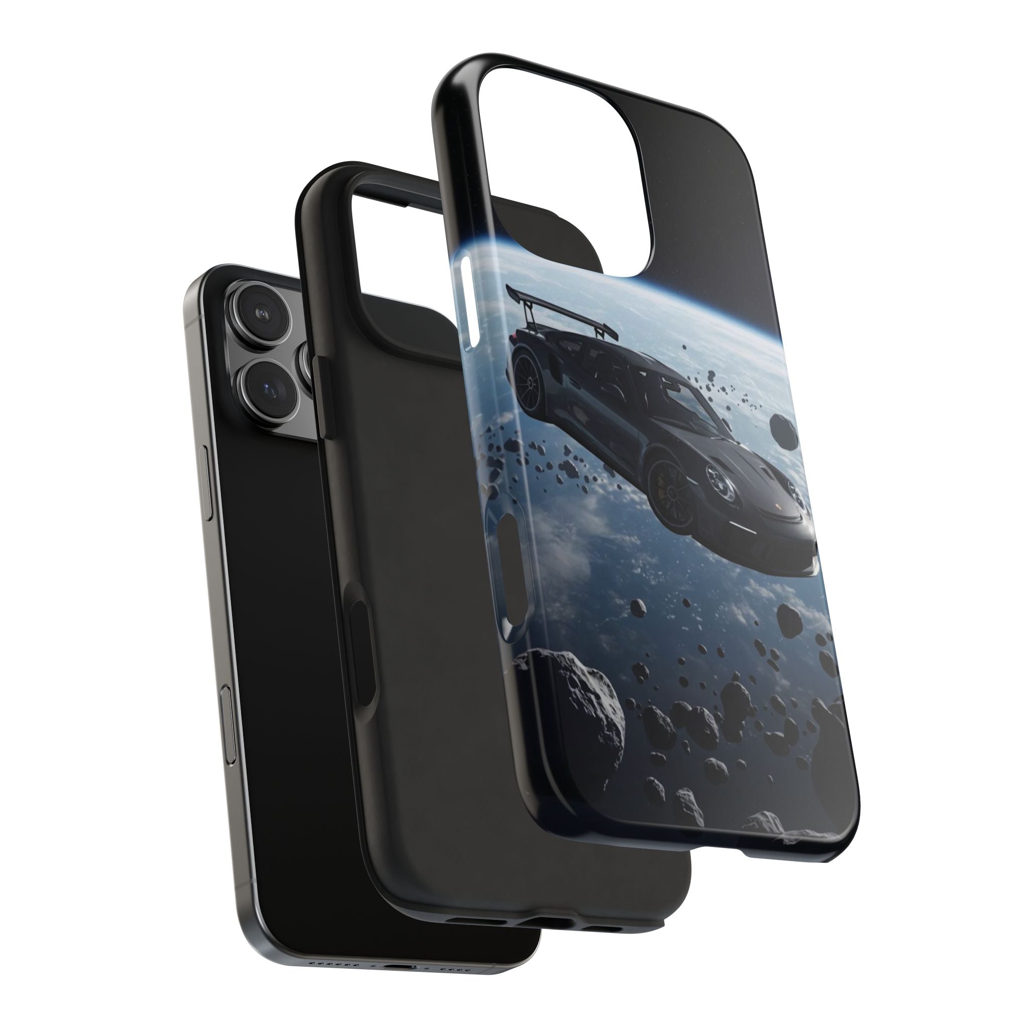Astronaut Car Tough Phone Cases, Cool Car Cases, Space Phone Cover, Gift for Car Lovers, Unique Phone Accessories