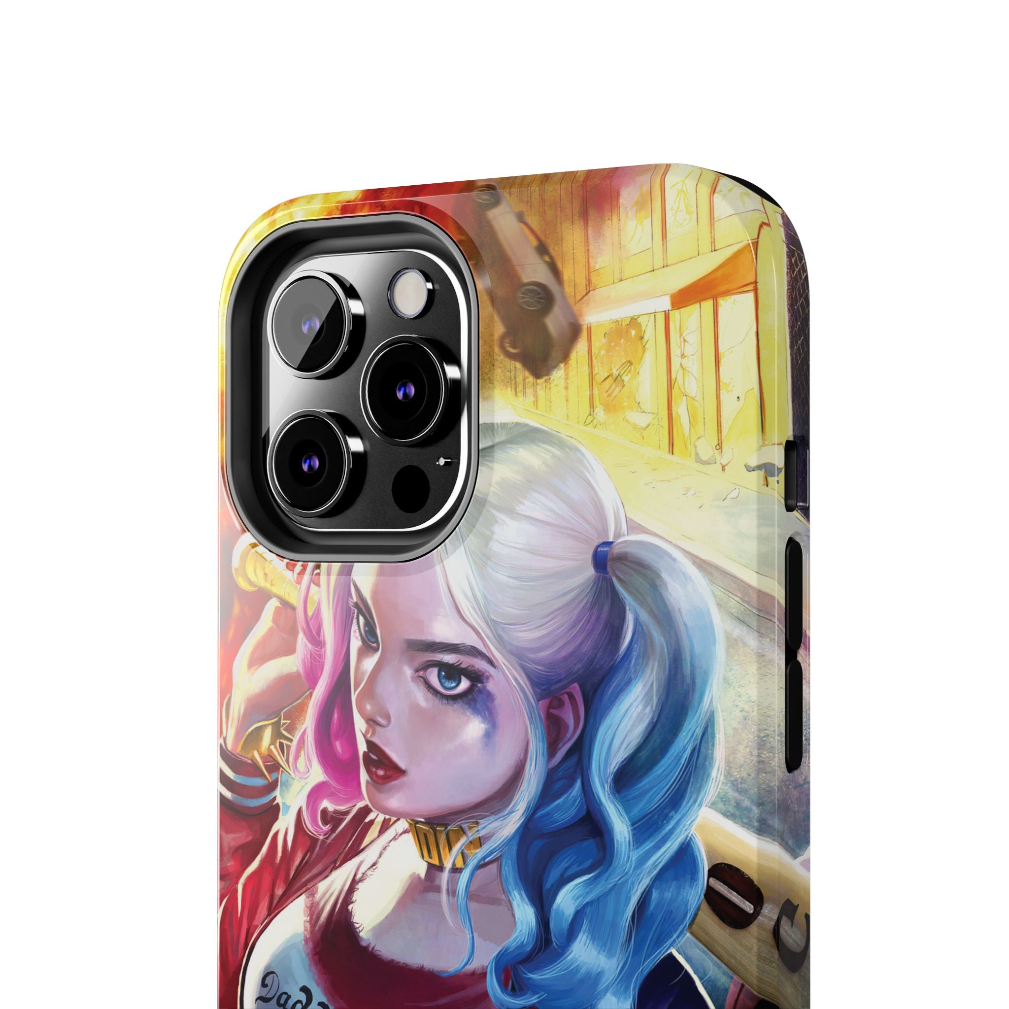 Harley Quinn Tough Phone Cases, Stylish Phone Protector for Women, Anime Style Mobile Cover, Unique Gift for Gamers, Pop Culture Accessories