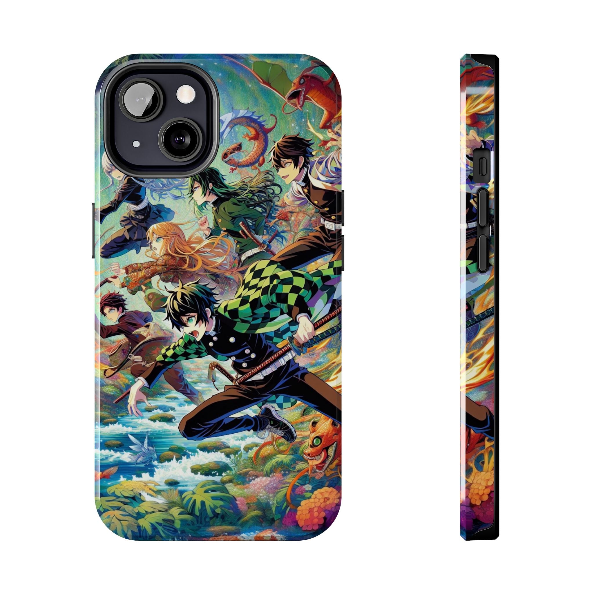Vibrant Anime Tough Phone Cases, Protective Covers, Gifts for Fans, Geeky Accessories, Birthday or Holiday Presents