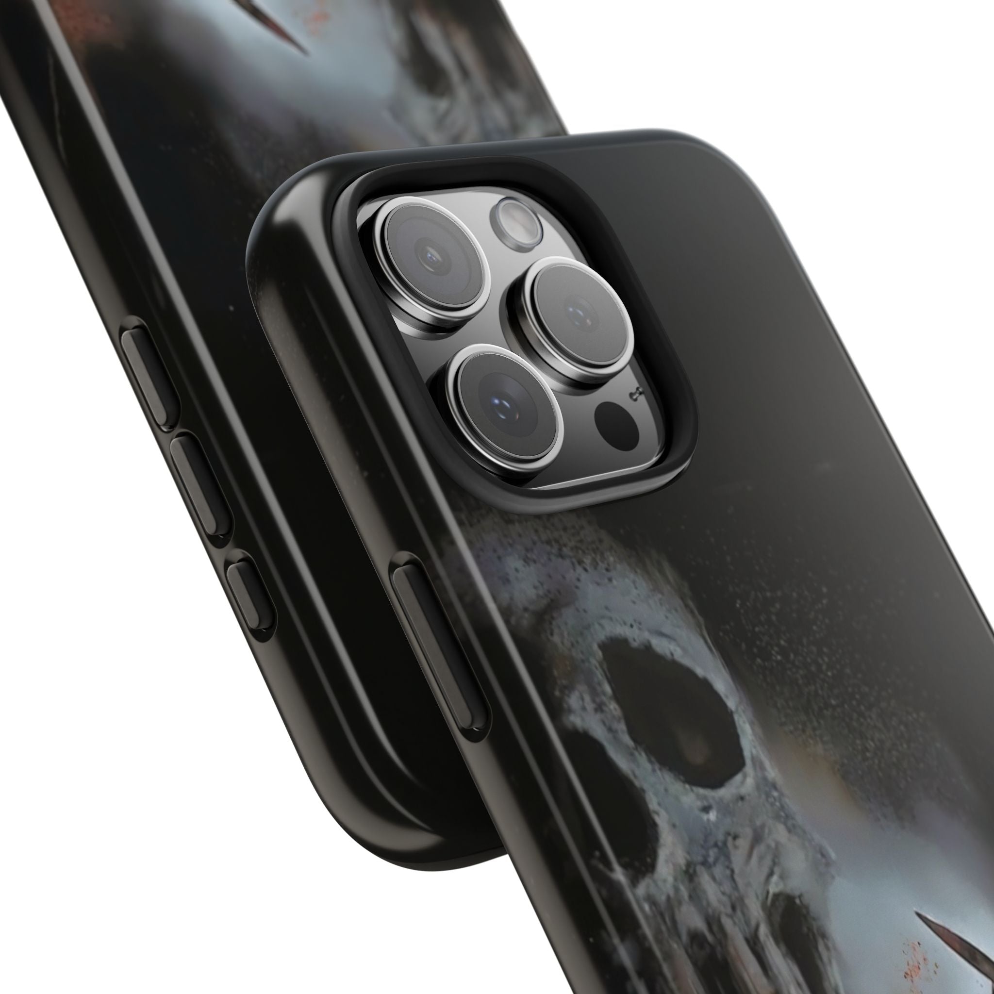 Gritty Horror Phone Cases for Fans, Tough Phone Cover, Unique Gift, Scary Design, Halloween Accessory, Movie Memorabilia