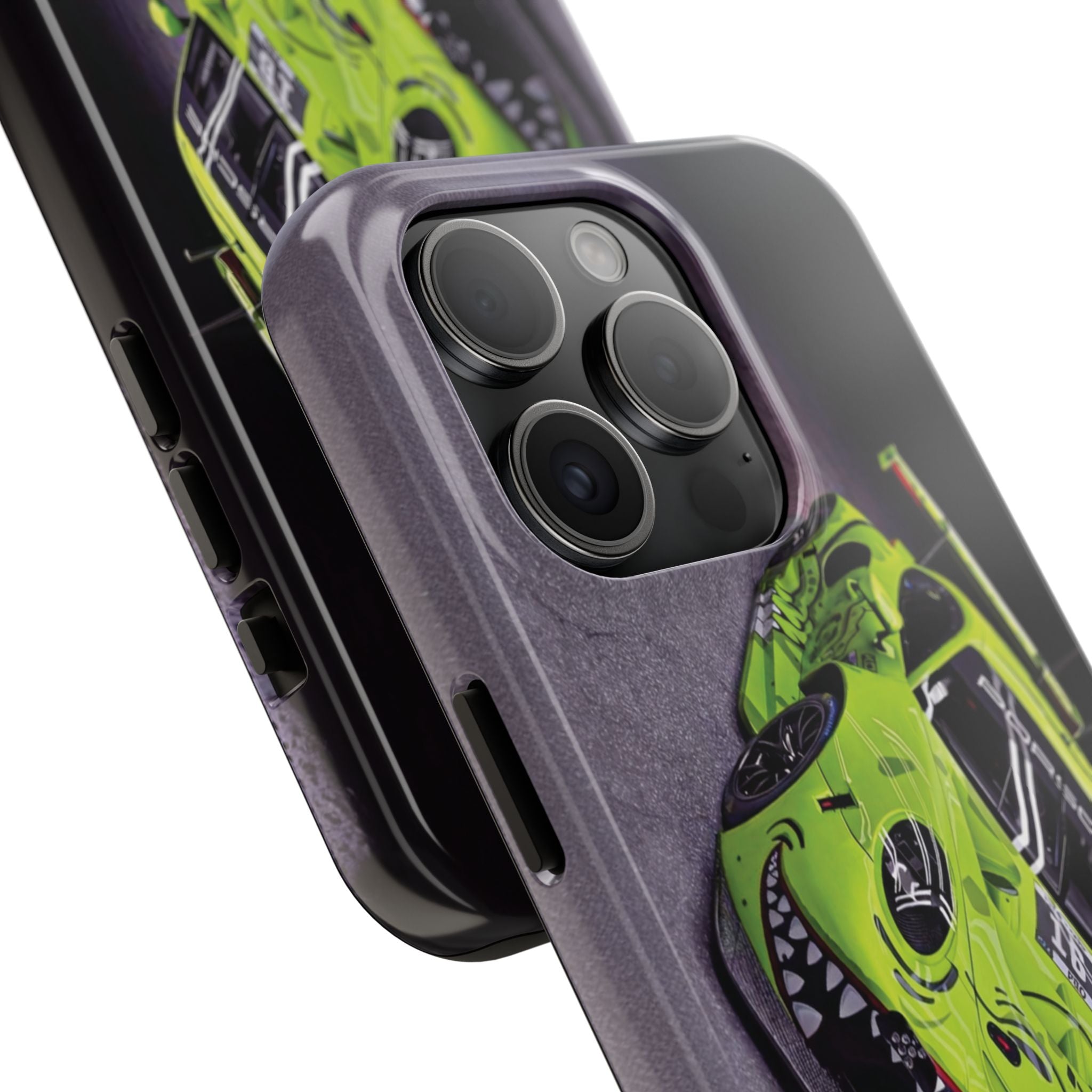 Vibrant Racing Phone Cases, Tough Car Protection, Gift for Car Lovers, Personalized Auto-Themed Accessories, Unique Tech Gifts