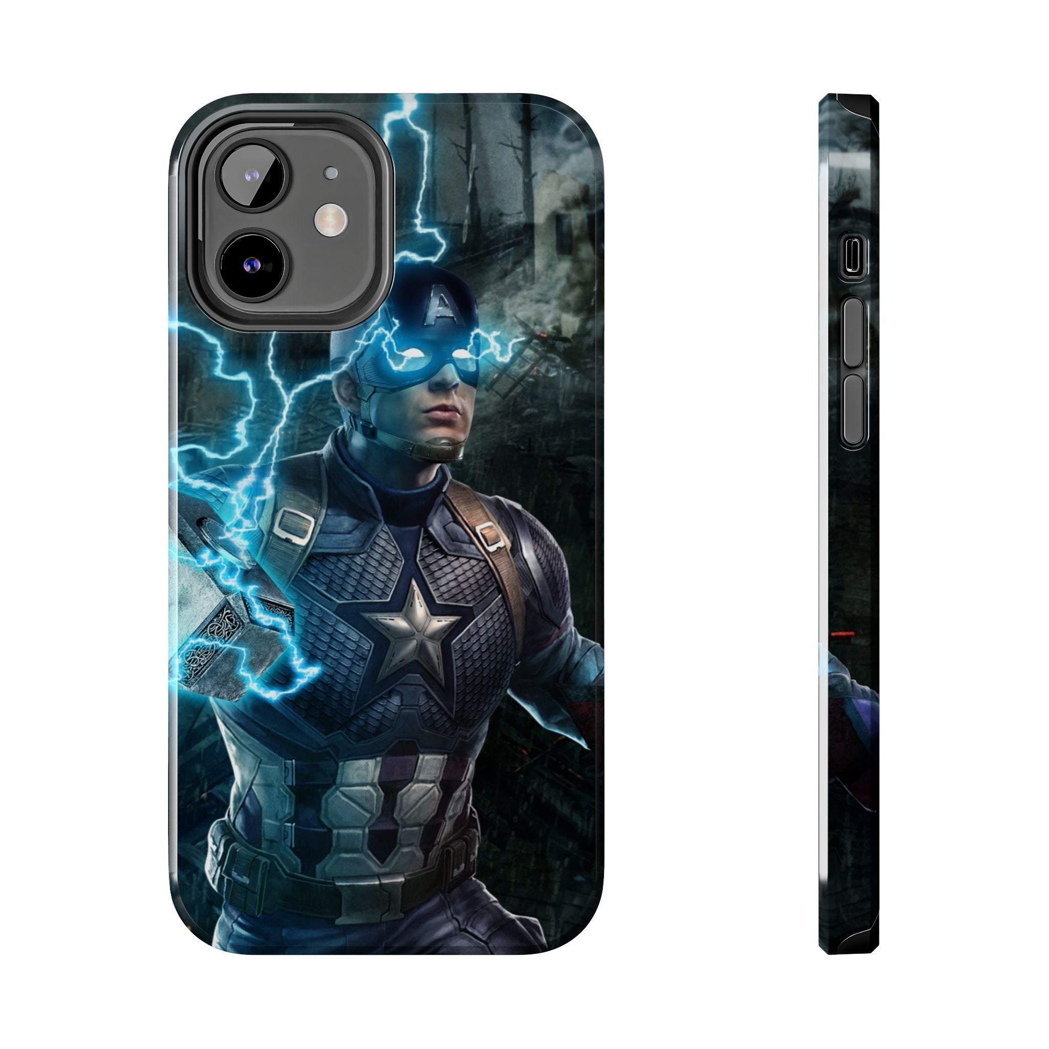 Captain America Superhero Tough Phone Cases, Hero Phone Cover, Gift for Gamers, Superhero Accessory, Durable Phone Case for Every Occasion