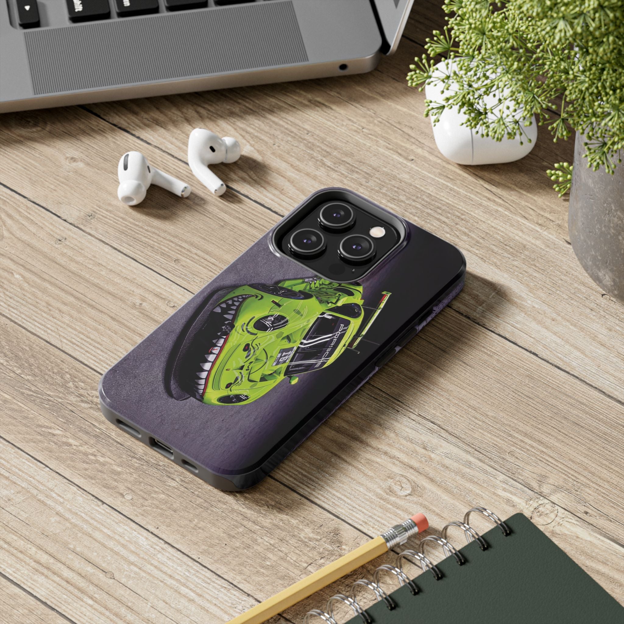 Vibrant Racing Phone Cases, Tough Car Protection, Gift for Car Lovers, Personalized Auto-Themed Accessories, Unique Tech Gifts