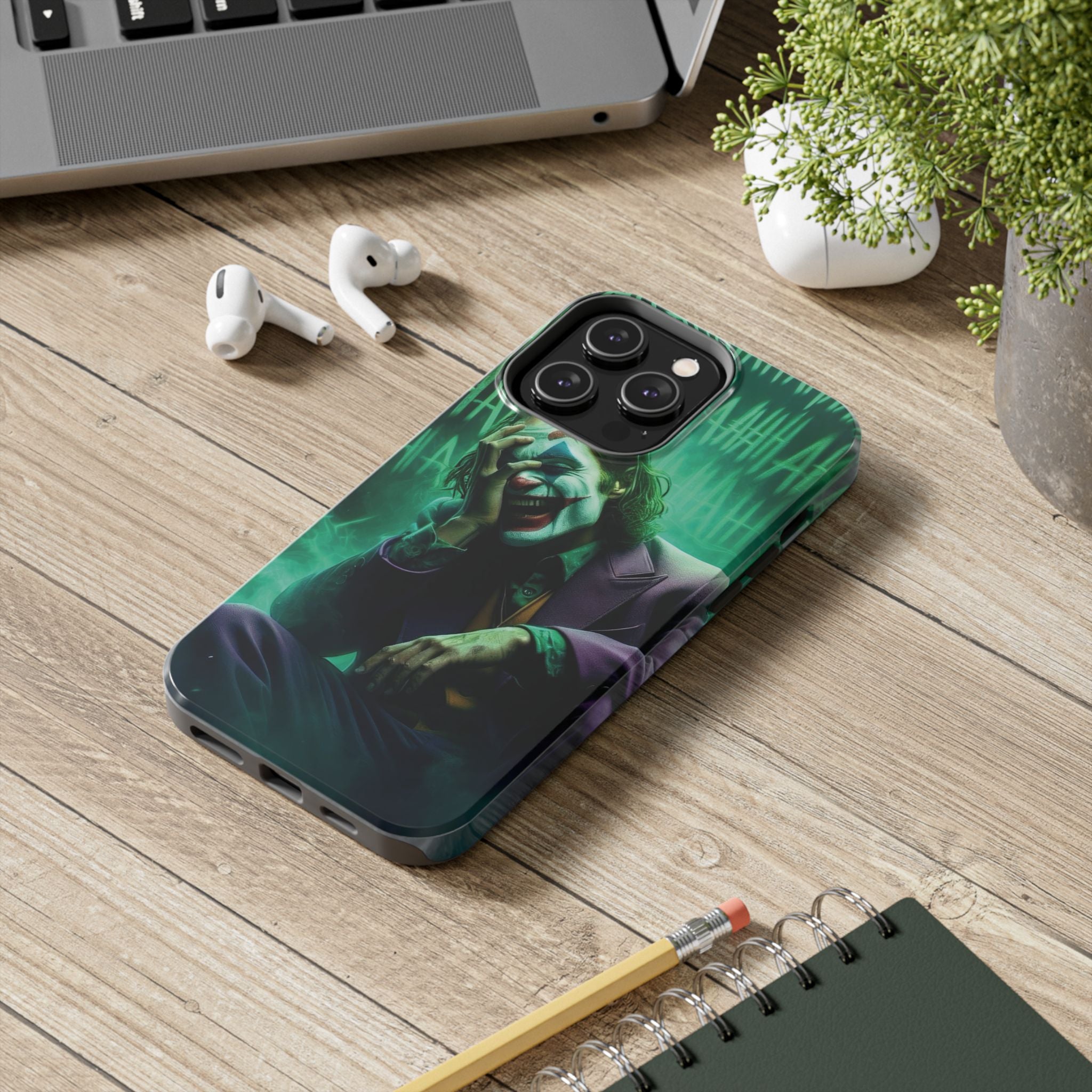 Joker Phone Cases, Tough Phone Cover, Customizable Phone Accessory, Unique Gift for Fans, Pop Culture Merchandise