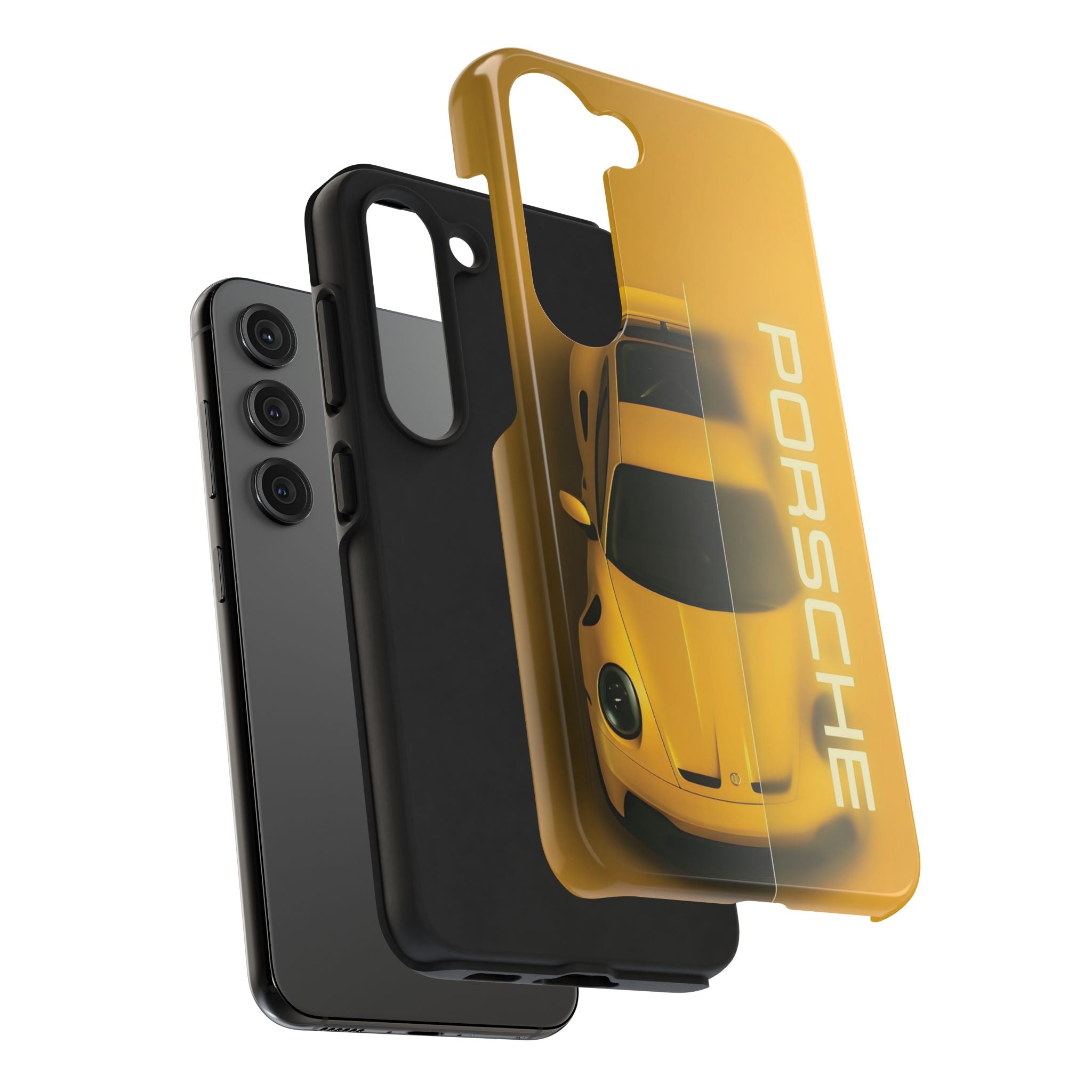 Stylish Car Lover's Phone Case, Durable Tough Phone Case, Gift for Car Enthusiasts, Porsche Design Case, Unique Auto Accessory
