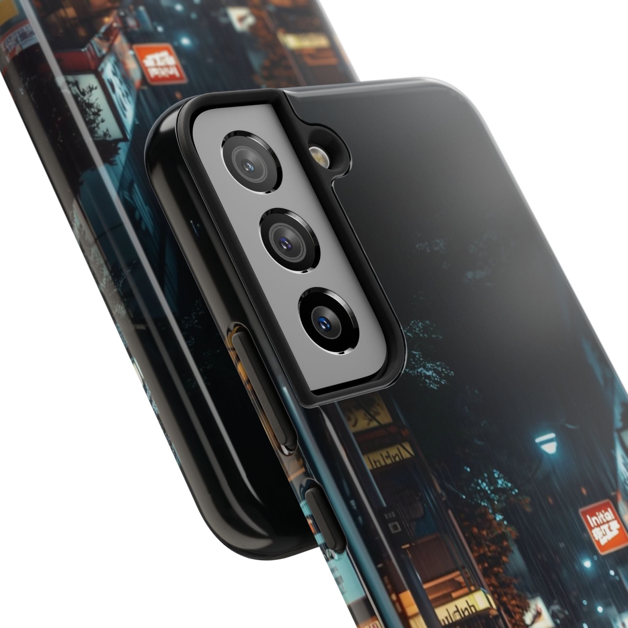 Night Cityscape Phone Cases, Urban Aesthetic Case, Tough Protection Case, Perfect Gift for Car Lovers, Ideal for Birthdays, Holidays