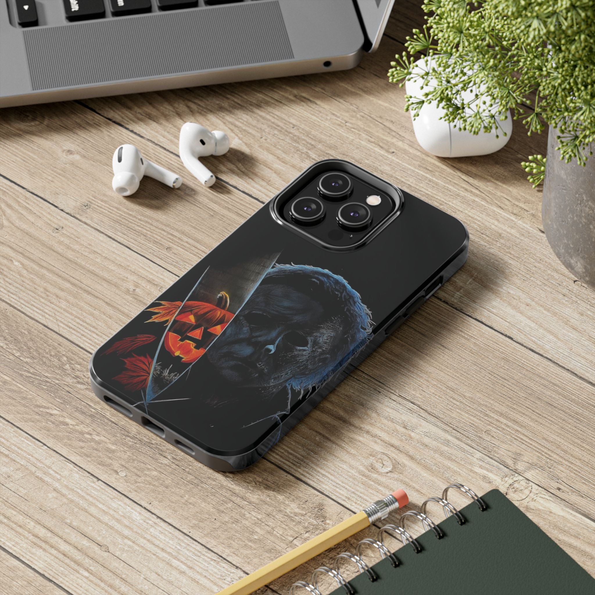 Halloween Horror Phone Case, Tough Phone Cover, Michael Myers Design, Fall Aesthetic, Perfect Gift for Horror Fans