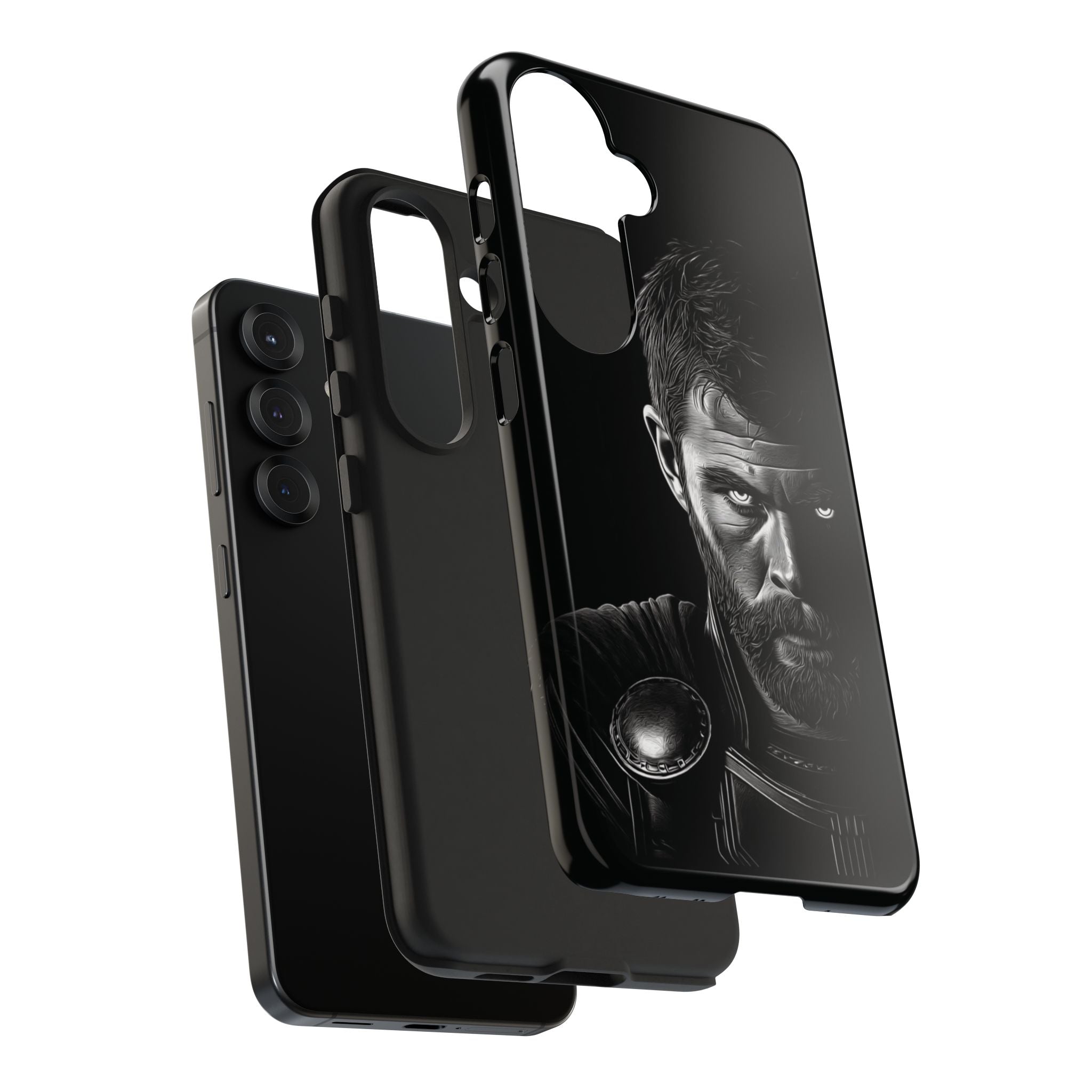 Tough Phone Cases featuring Warrior Design, Rugged Protector, Gift for Adventurers, Customizable Case, Durable Phone Cover