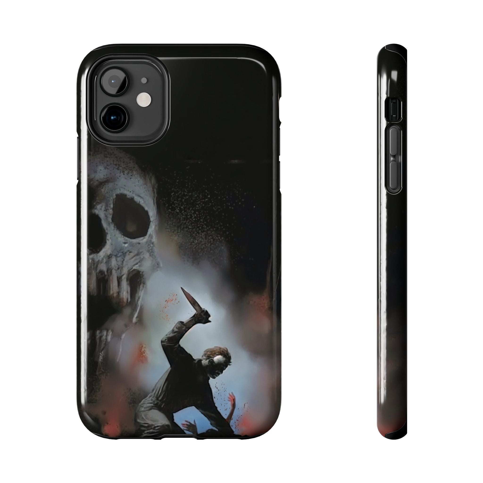 Gritty Horror Phone Cases for Fans, Tough Phone Cover, Unique Gift, Scary Design, Halloween Accessory, Movie Memorabilia