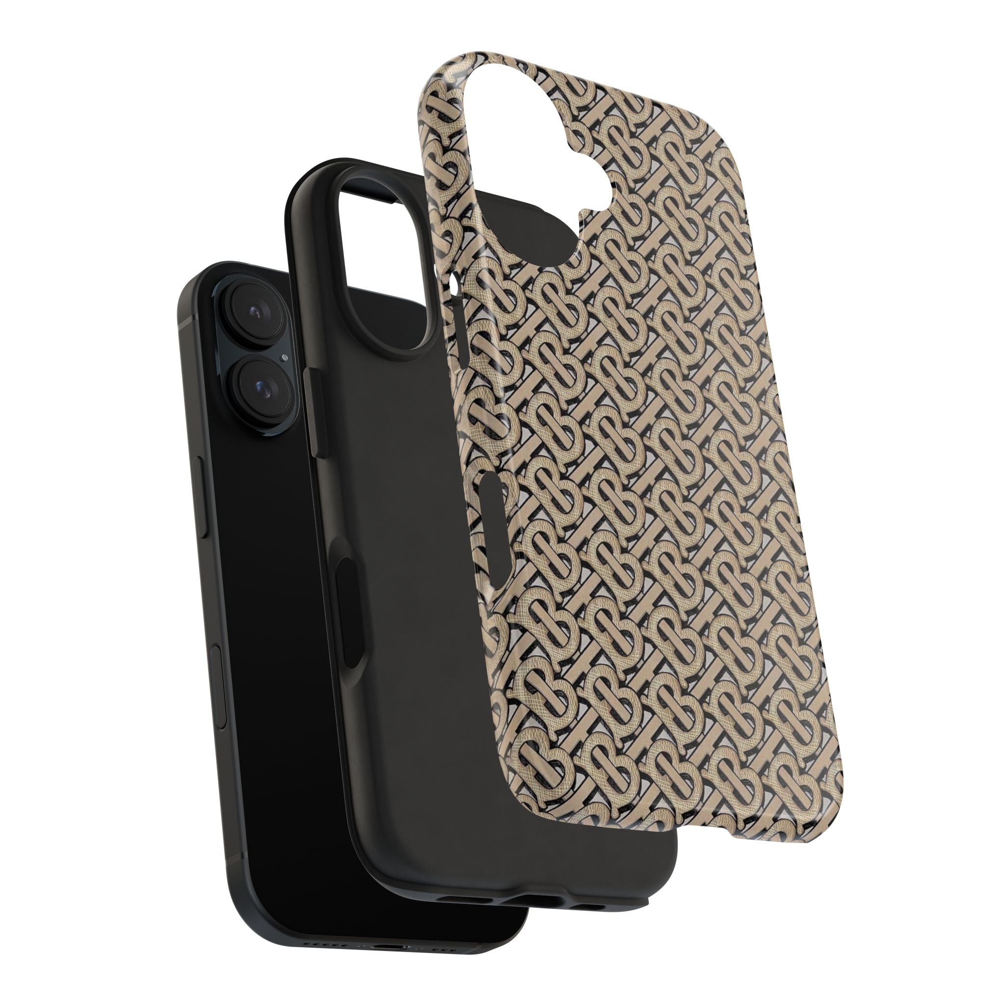 Elegant Interwoven Pattern Tough Phone Cases, Stylish Phone Covers, Durable Cases for Everyday Adventures, Gift for Phone Lovers