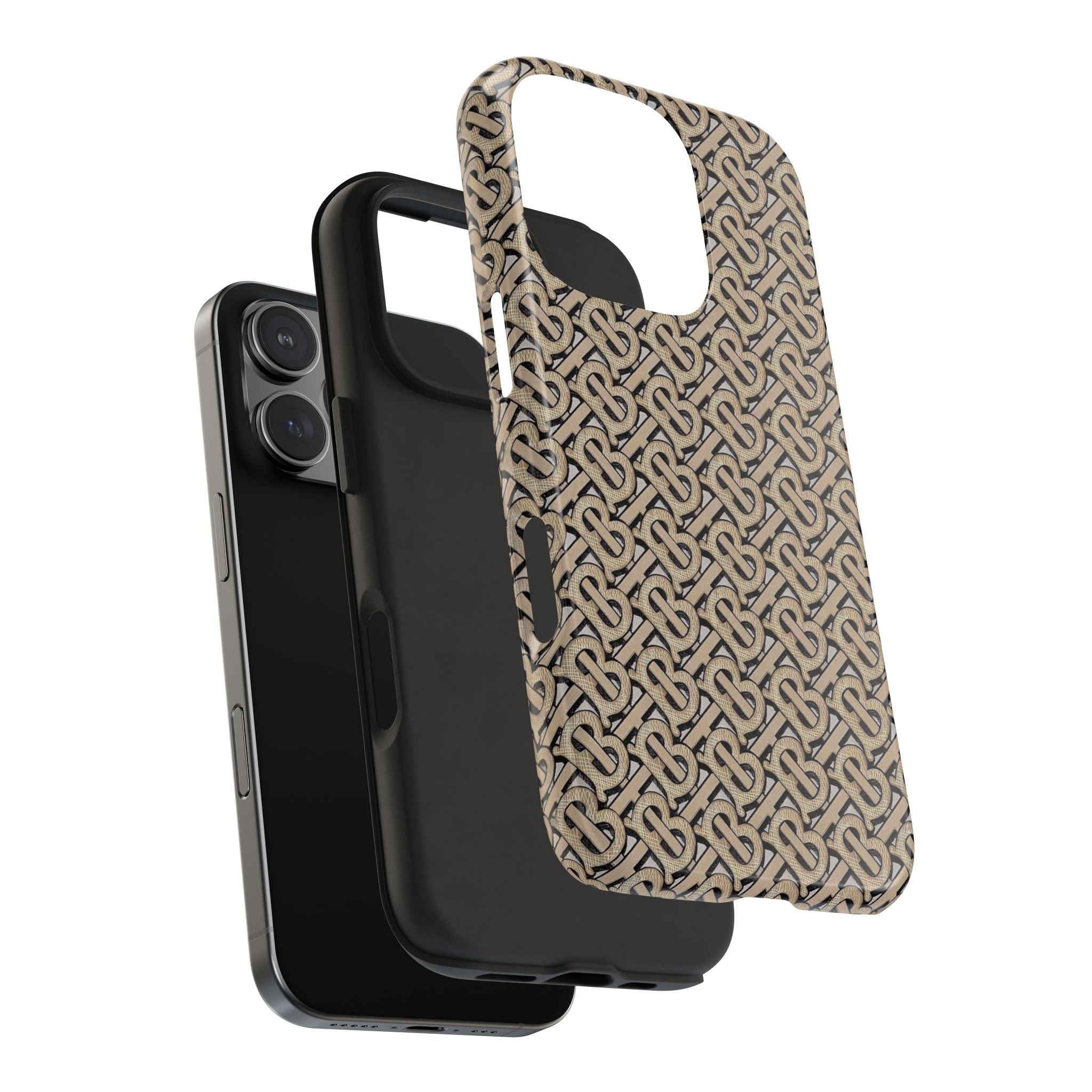 Elegant Interwoven Pattern Tough Phone Cases, Stylish Phone Covers, Durable Cases for Everyday Adventures, Gift for Phone Lovers