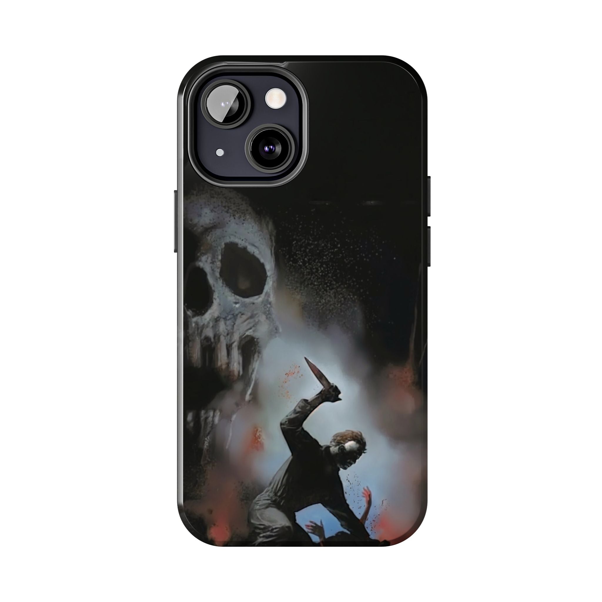 Gritty Horror Phone Cases for Fans, Tough Phone Cover, Unique Gift, Scary Design, Halloween Accessory, Movie Memorabilia