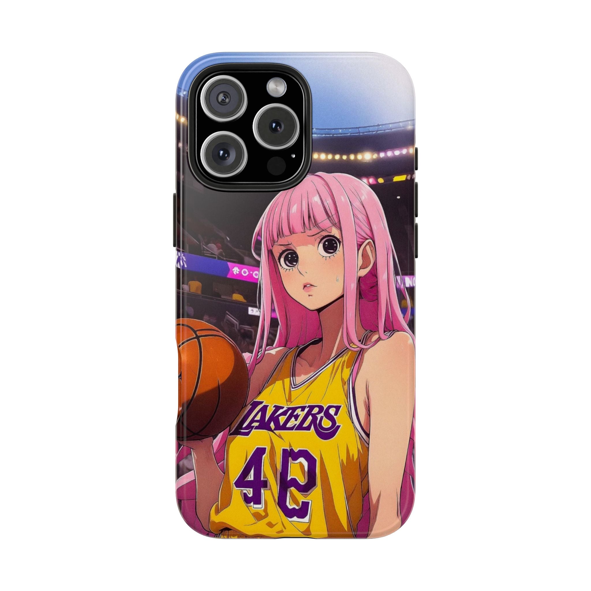 Sporty Anime Phone Cases - Tough Protection, Unique Basketball Design, Gift for Fans, Durable Soft Case, Perfect for Sports Lovers