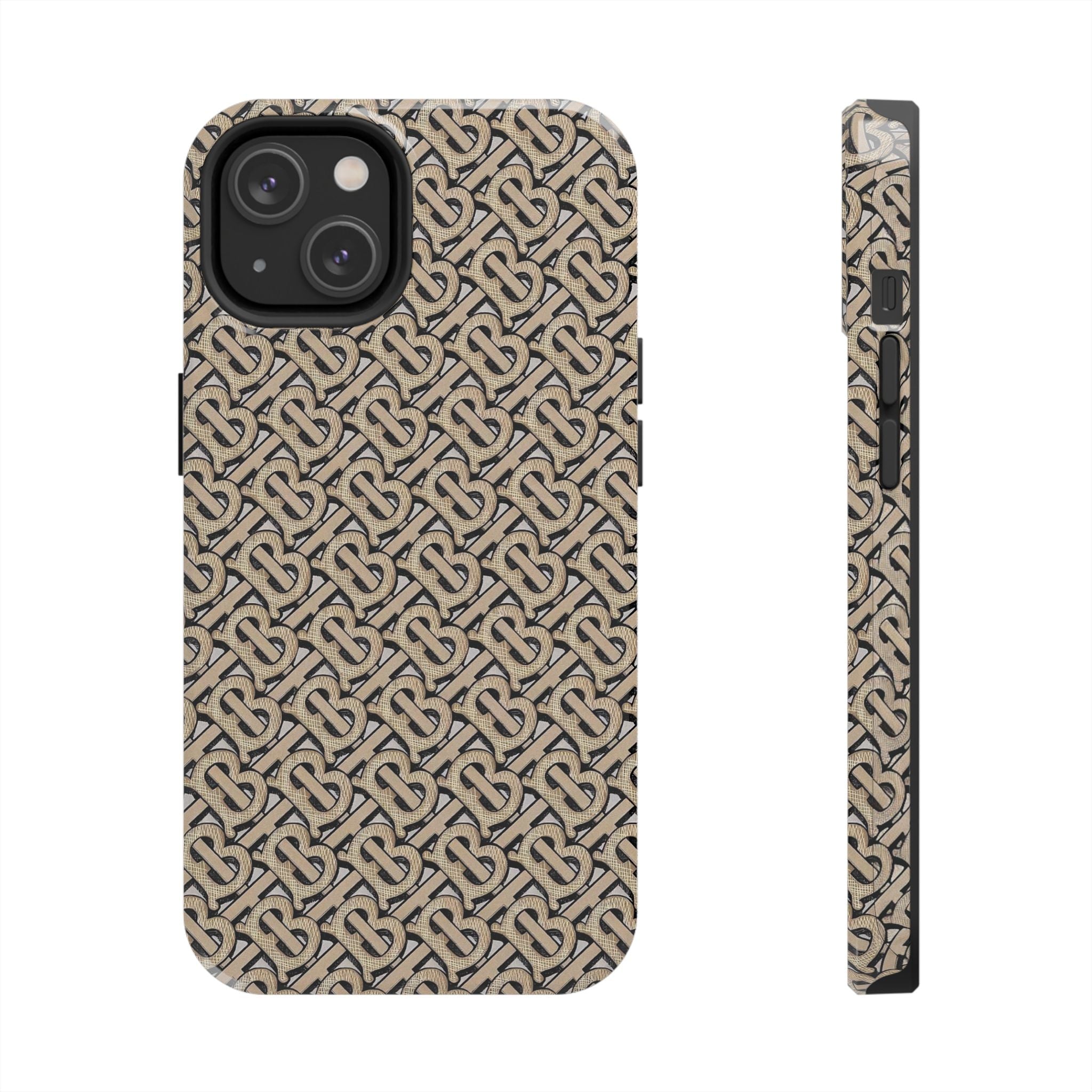 Elegant Interwoven Pattern Tough Phone Cases, Stylish Phone Covers, Durable Cases for Everyday Adventures, Gift for Phone Lovers