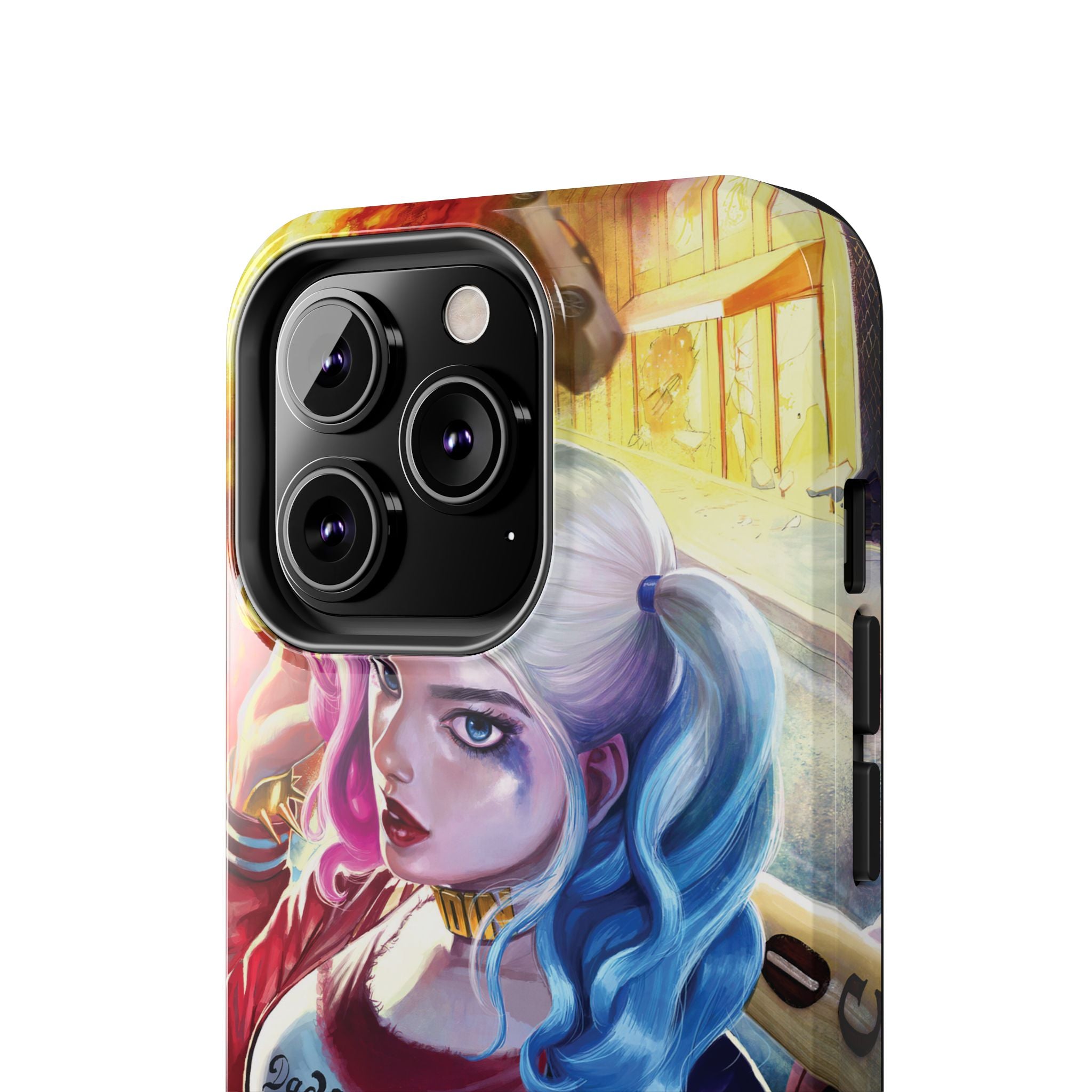 Harley Quinn Tough Phone Cases, Stylish Phone Protector for Women, Anime Style Mobile Cover, Unique Gift for Gamers, Pop Culture Accessories