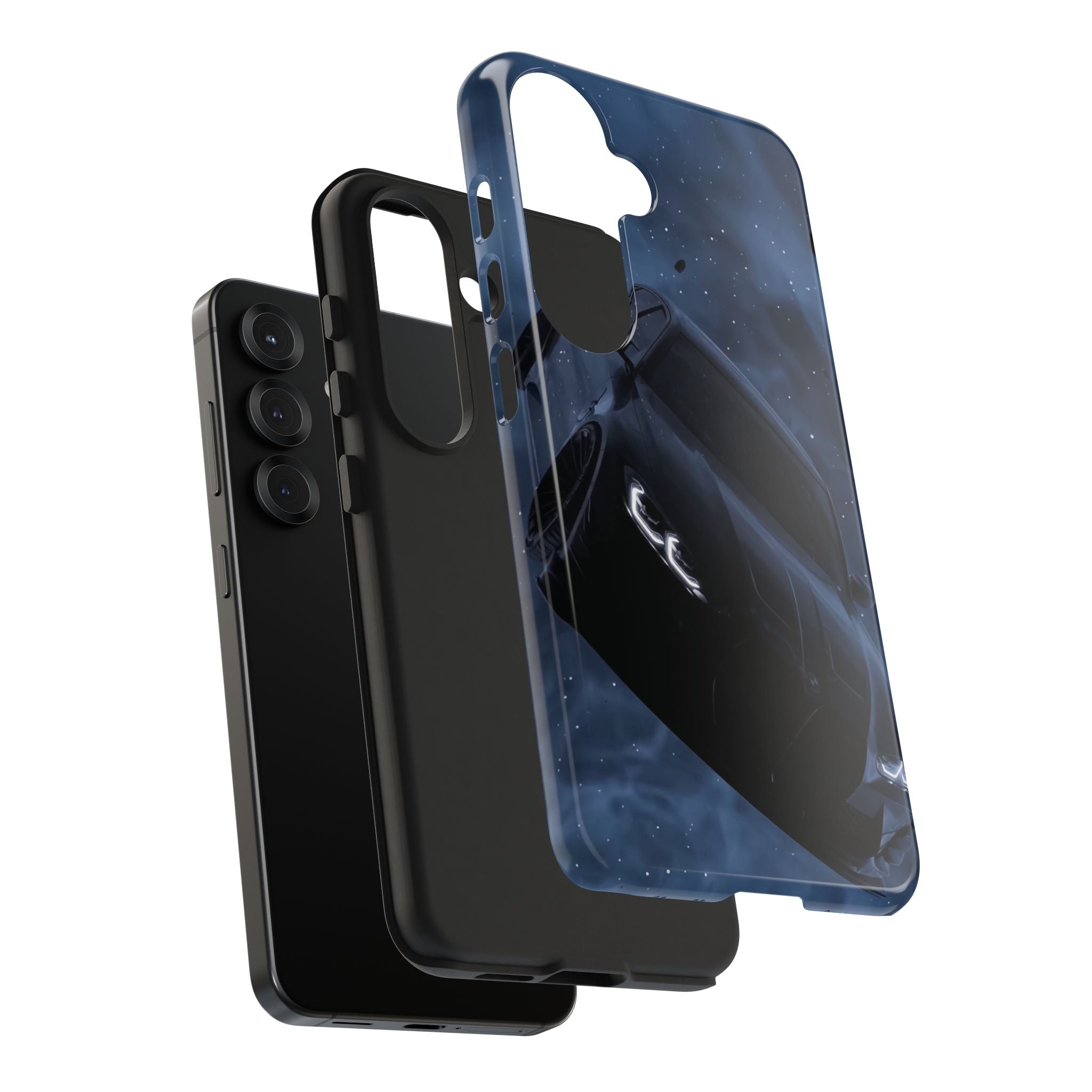Car Enthusiast Phone Case | Tough Phone Cases, Car Lover Gift, Durable Cover, Automotive Accessories, Black Car Design