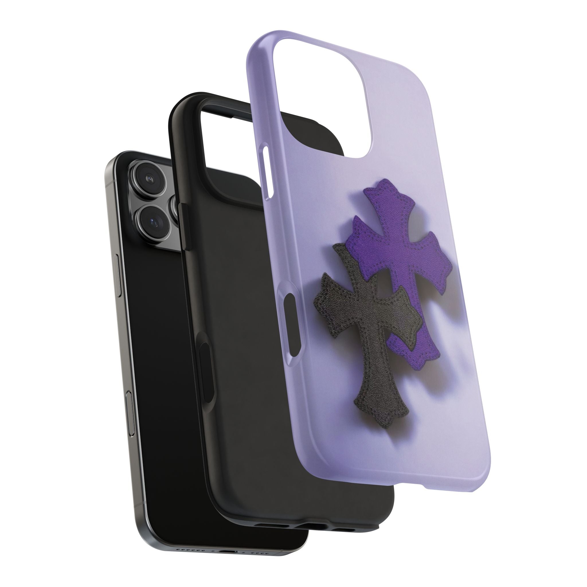 Cross Design Tough Phone Cases, Durable Phone Covers, Christian Gifts, Protective Cases for Men, Unique Tech Accessories