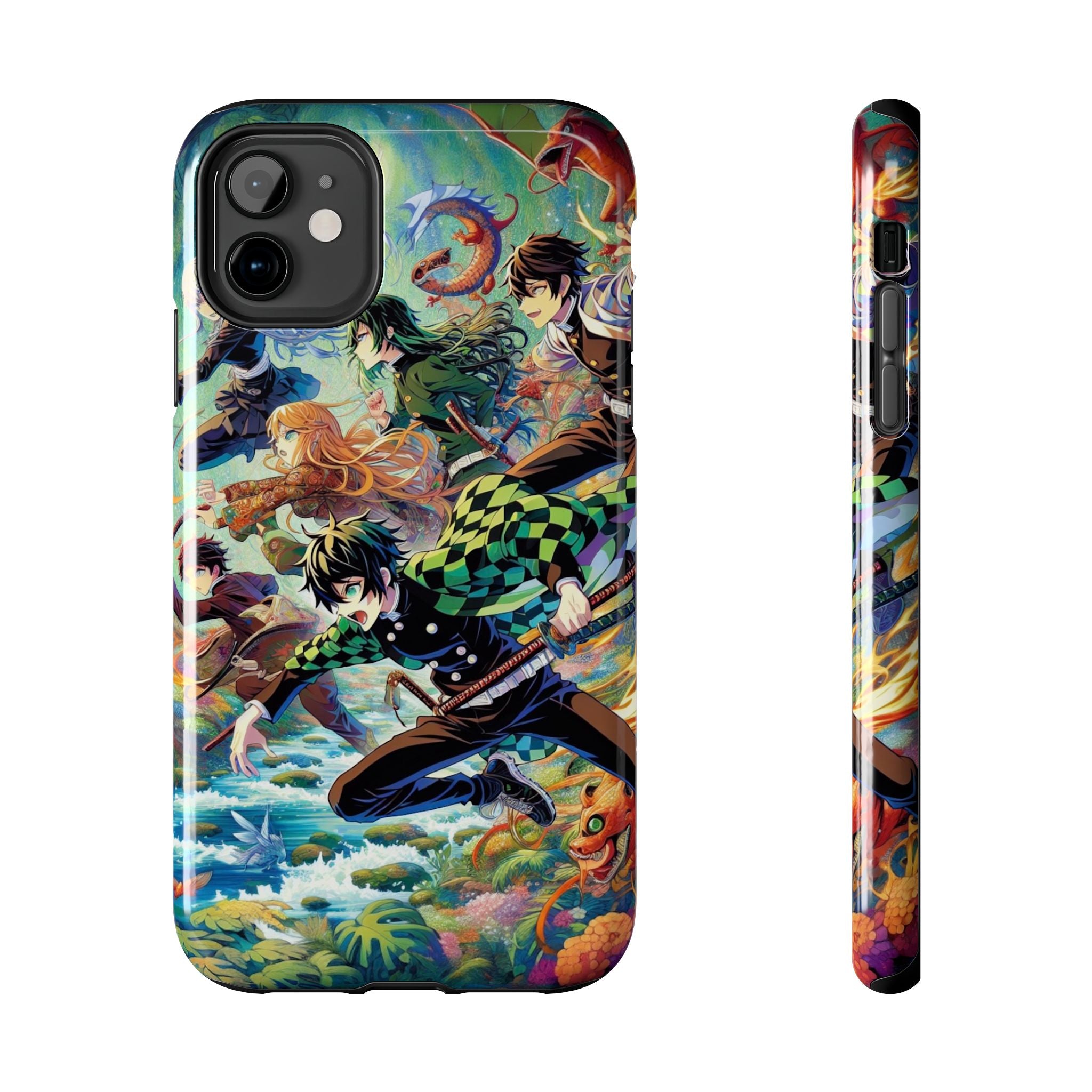 Vibrant Anime Tough Phone Cases, Protective Covers, Gifts for Fans, Geeky Accessories, Birthday or Holiday Presents